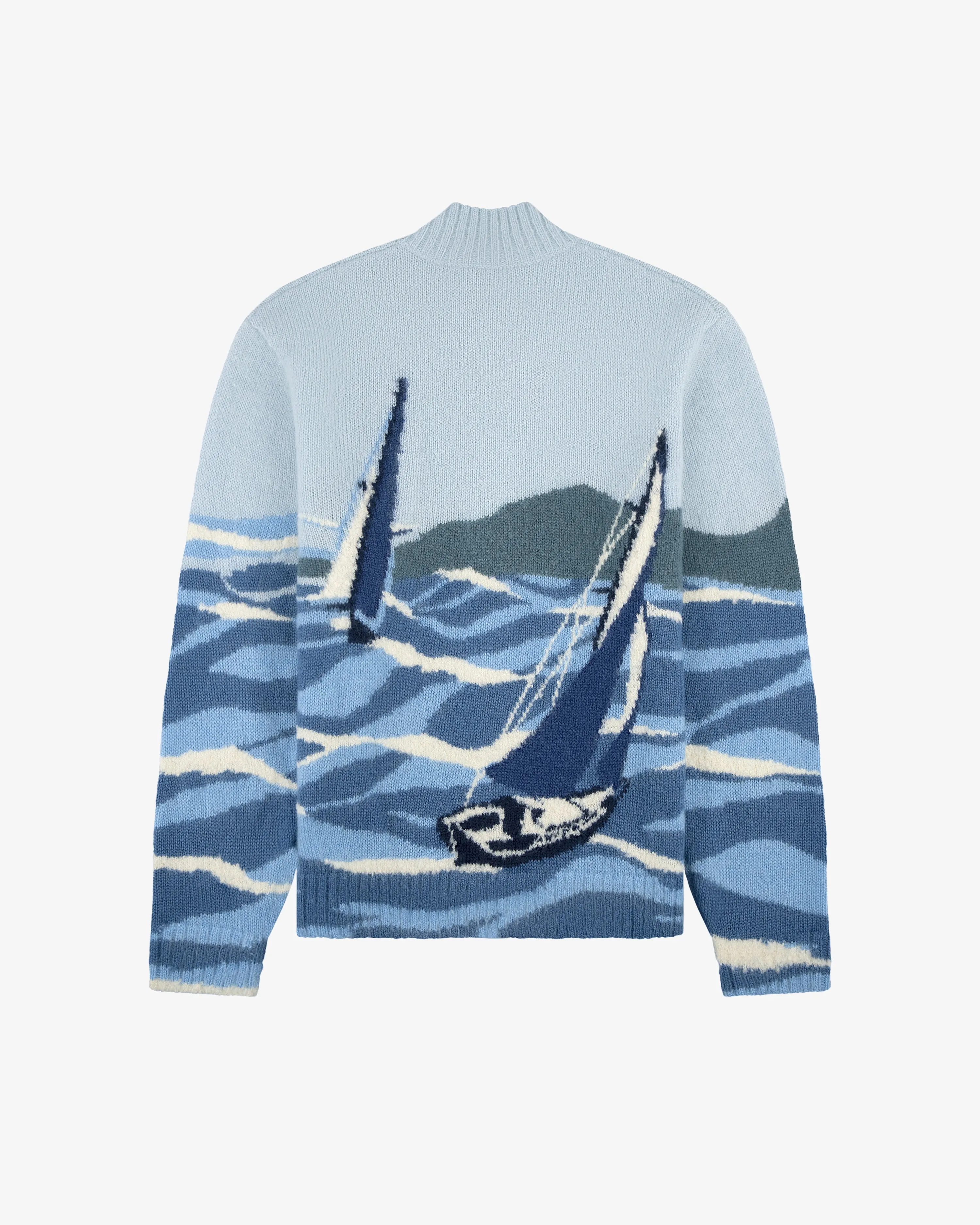 Seascape Intarsia Cardigan sold by Aime Leon Dore product image thumbnail 3