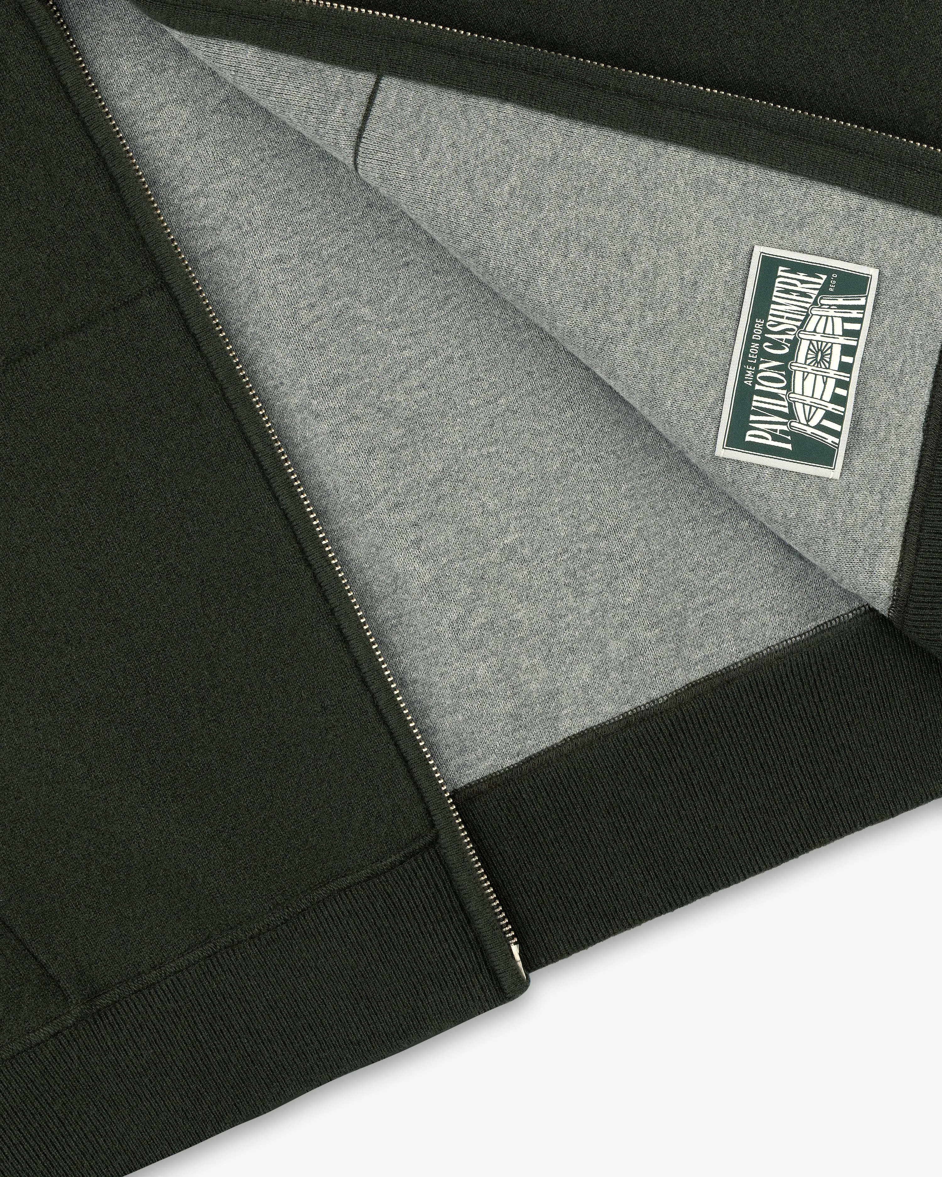 Full-Zip Pavilion Cashmere Hoodie sold by Aime Leon Dore product image thumbnail 4