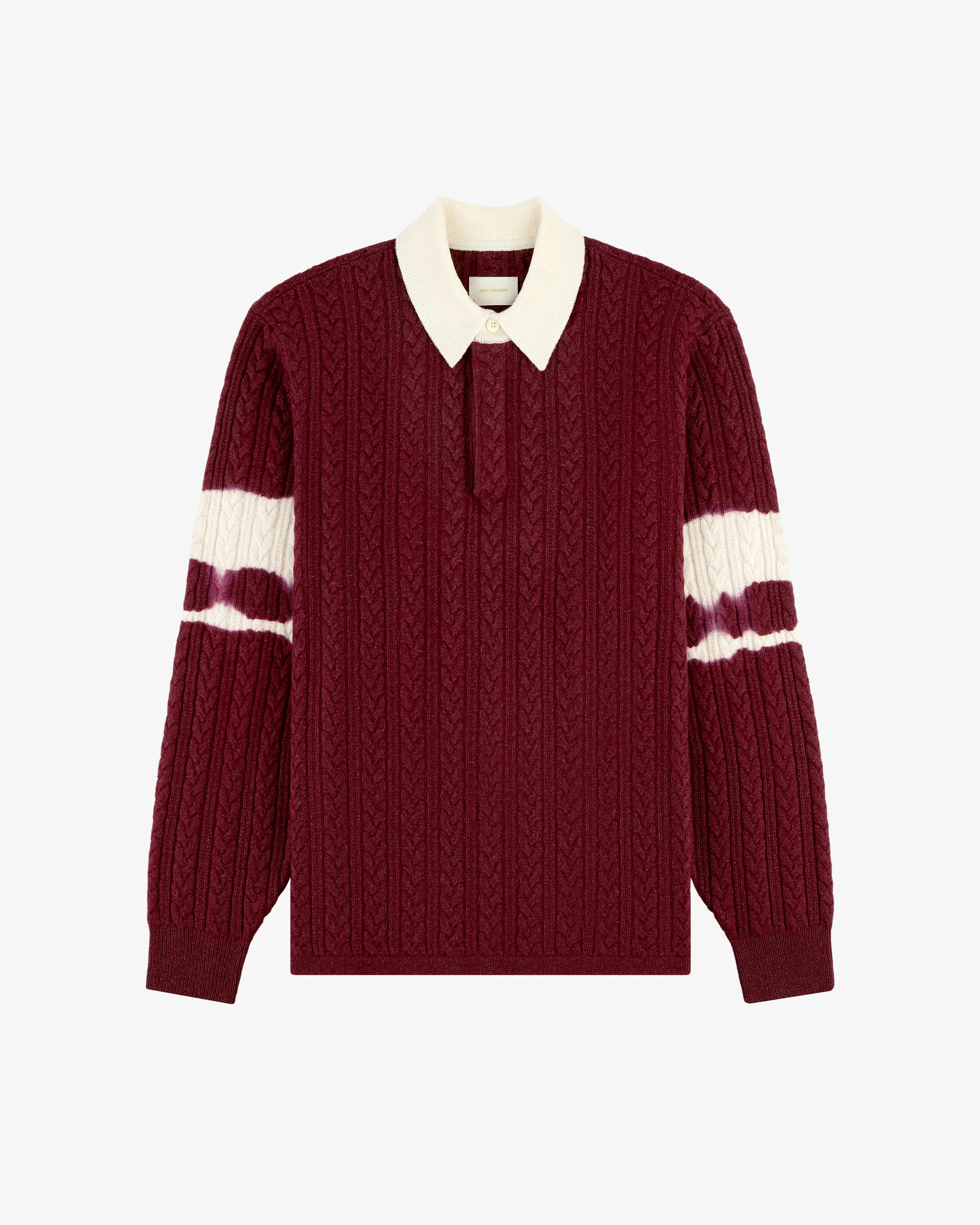 Collegiate Cable Knit Rugby sold by Aime Leon Dore product image thumbnail 2