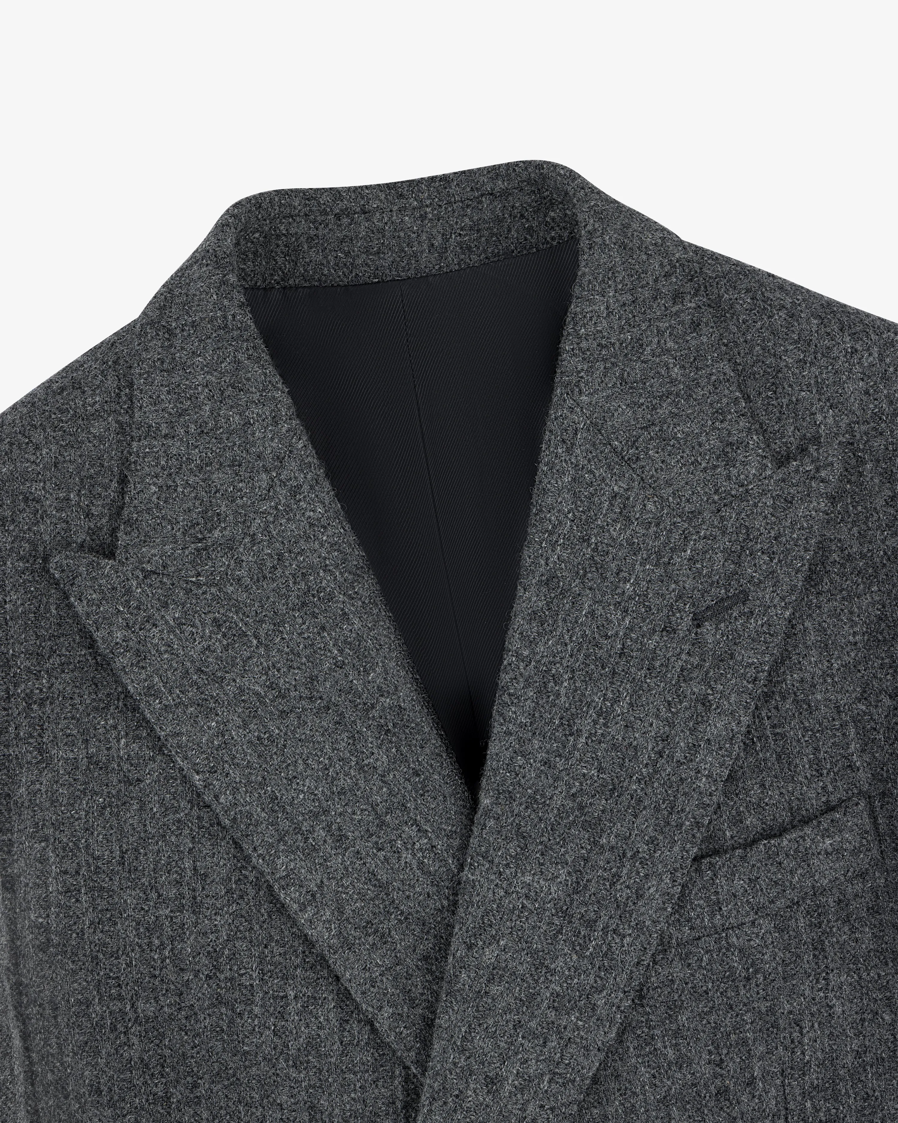 Double-Breasted Wool Herringbone Suit Jacket sold by Aime Leon Dore product image thumbnail 4