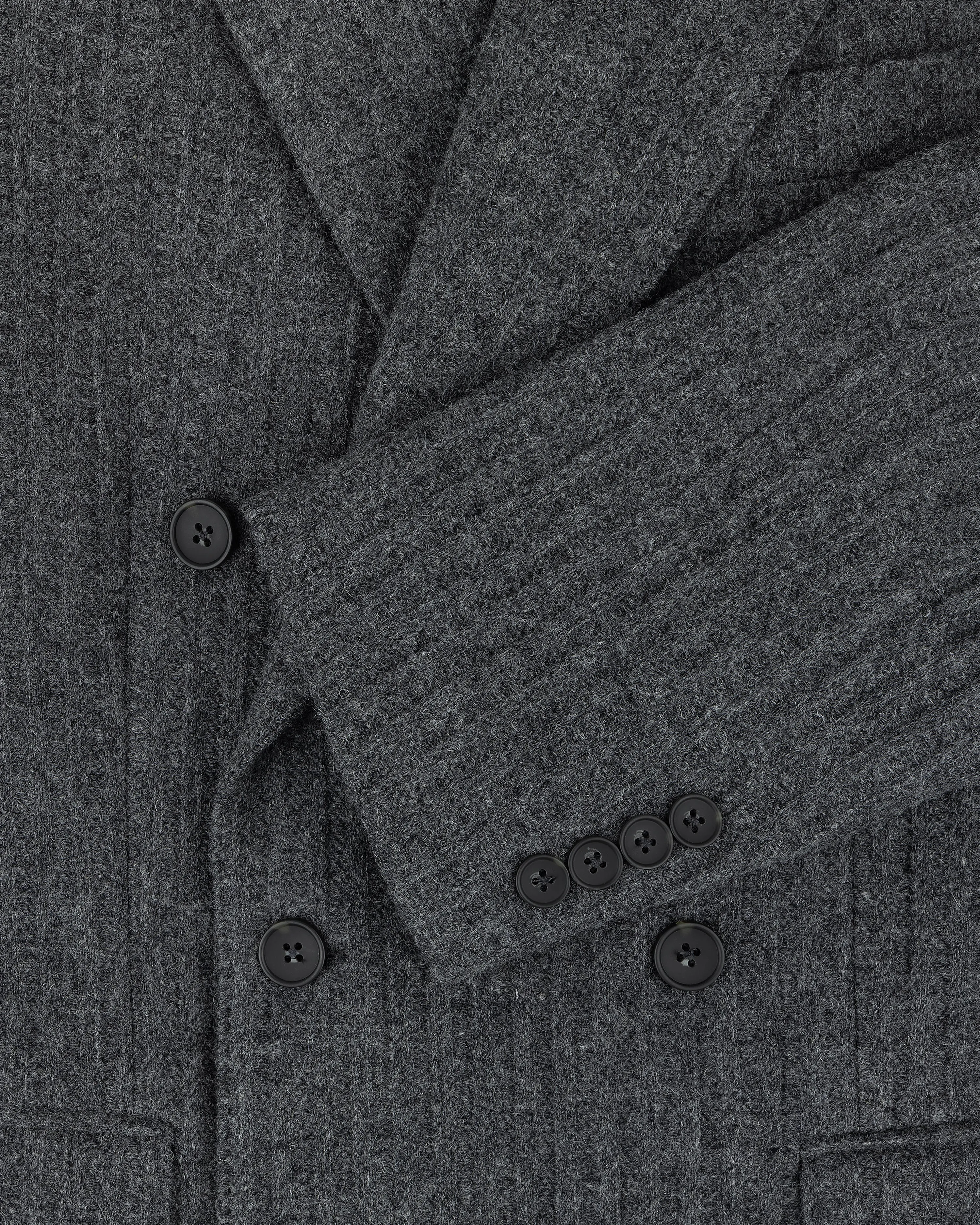 Double-Breasted Wool Herringbone Suit Jacket sold by Aime Leon Dore product image thumbnail 5
