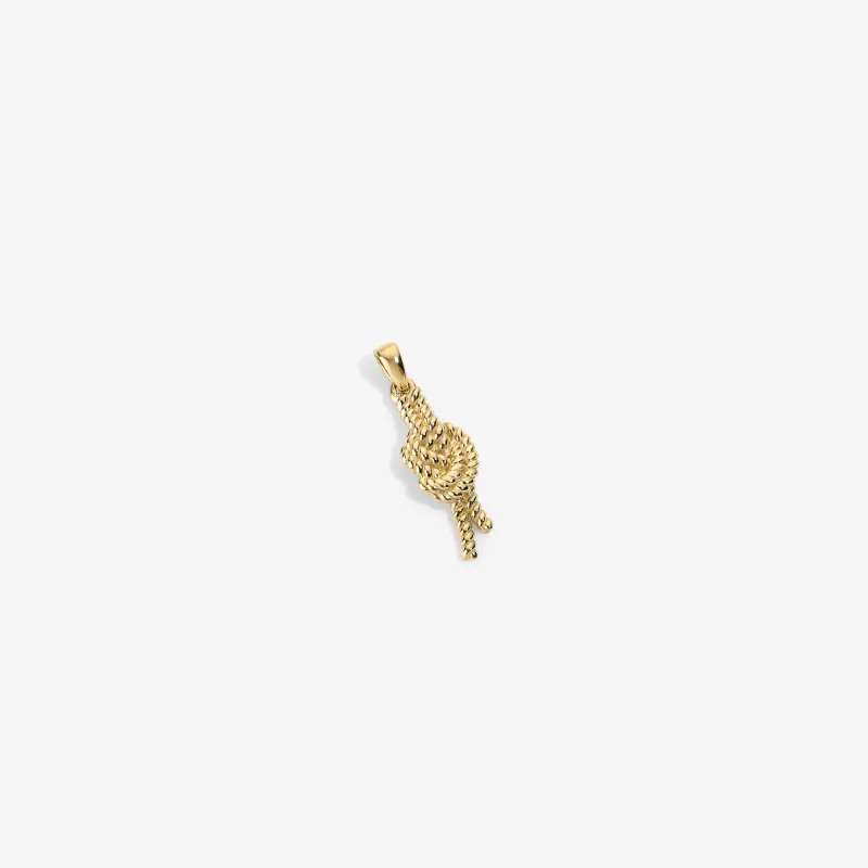 14Kt Gold Nautical Knot Pendant sold by Aime Leon Dore