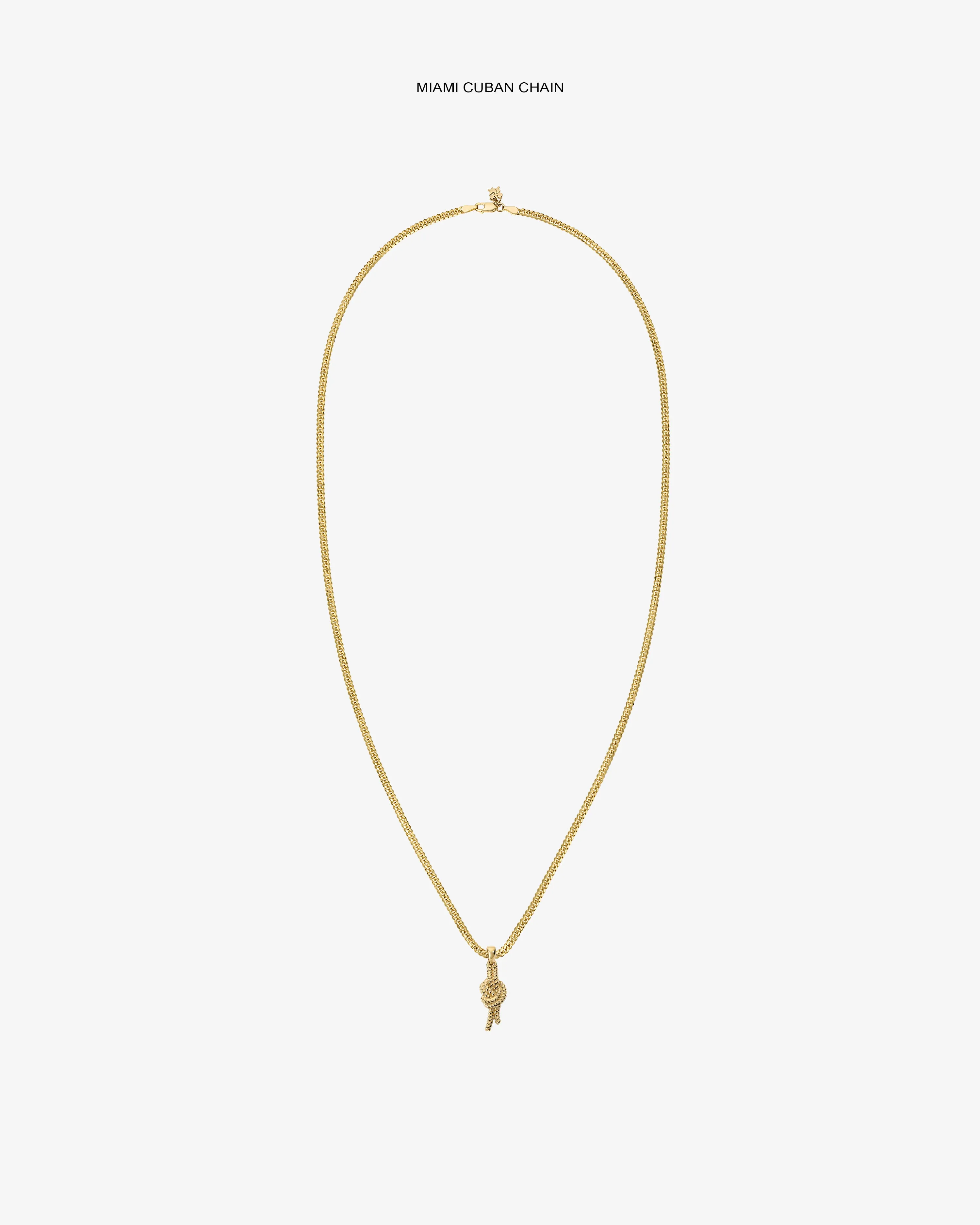 14Kt Gold Nautical Knot Pendant sold by Aime Leon Dore product image thumbnail 5