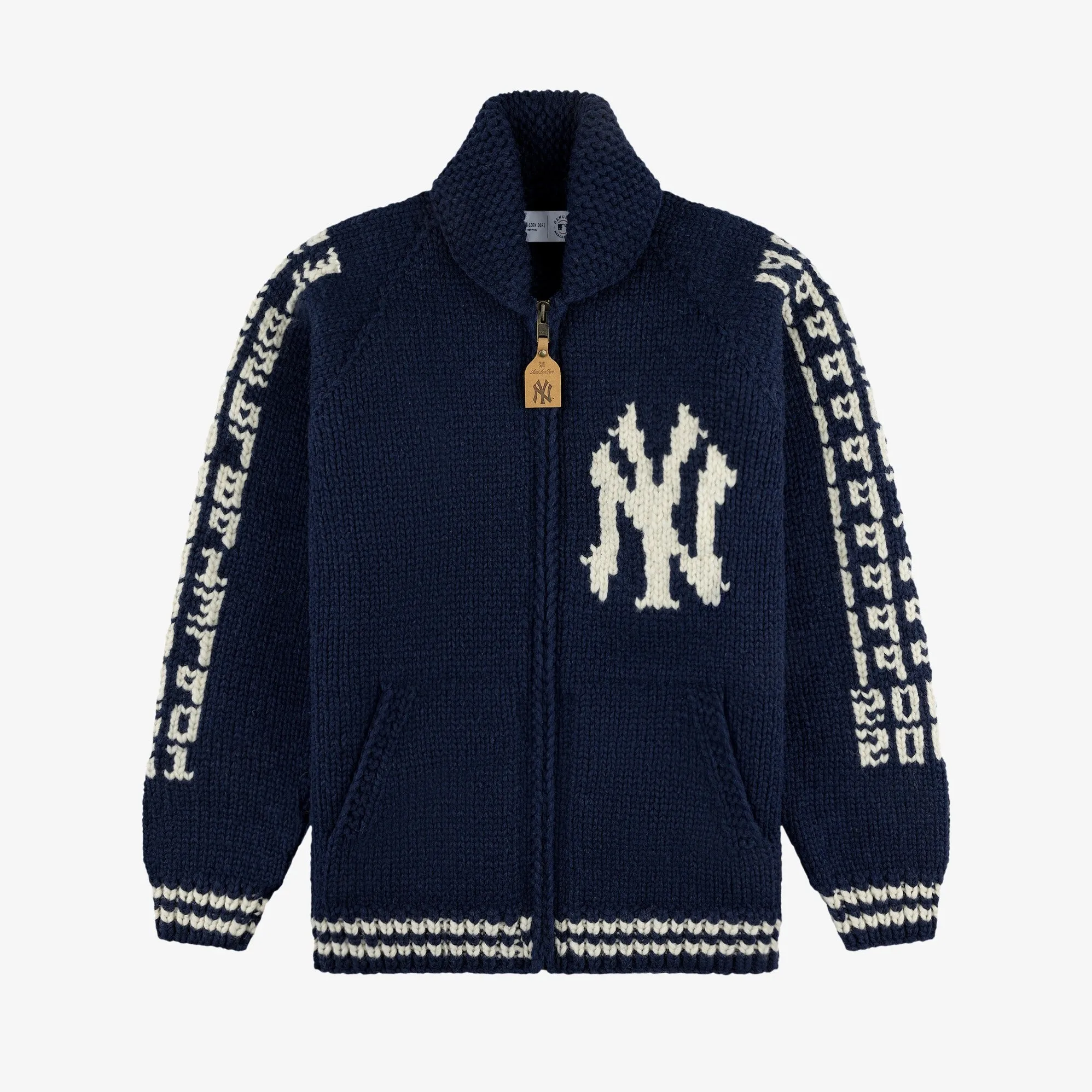 Yankees Hand-Knit Sweater sold by Aime Leon Dore