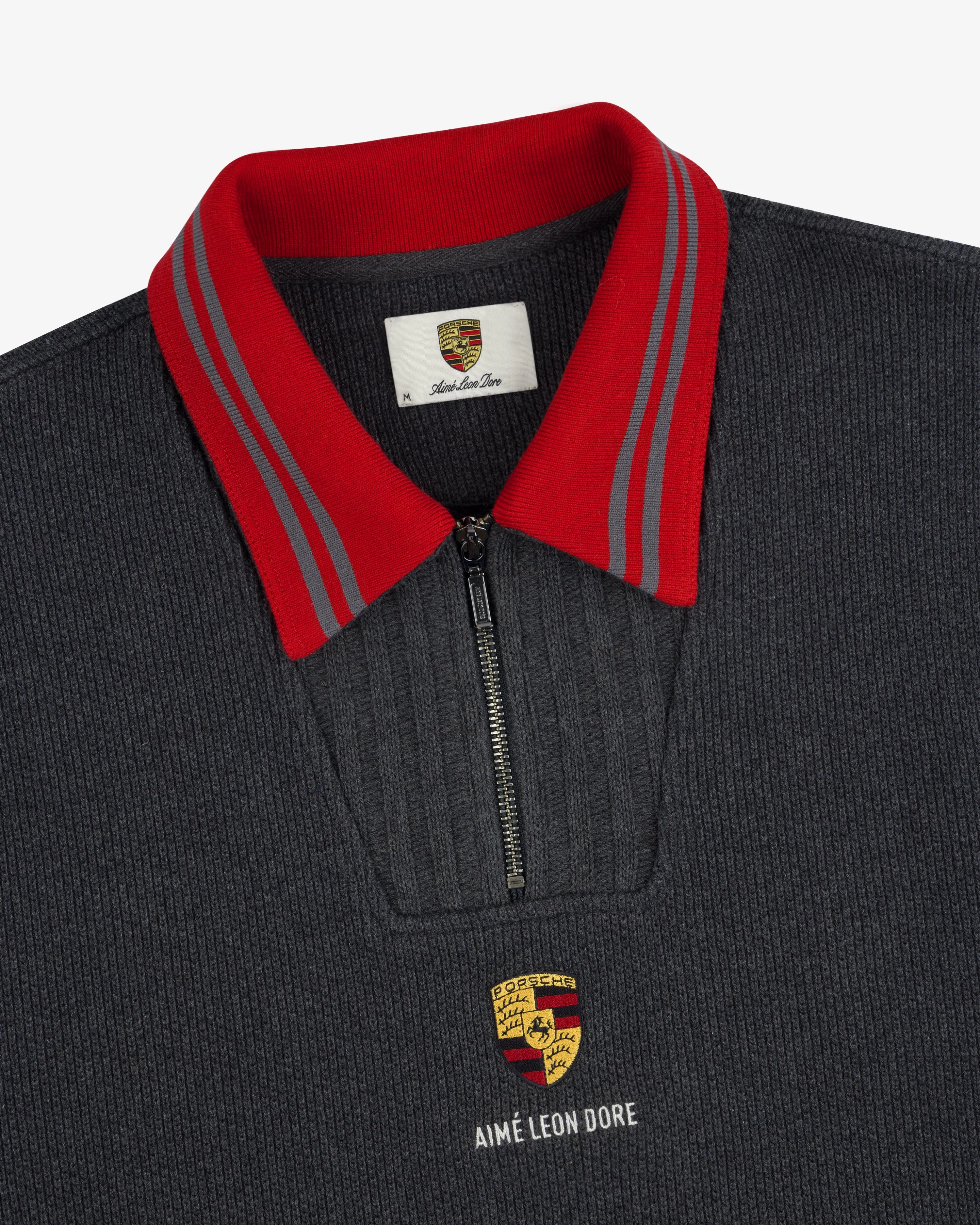 ALD / Porsche Jacquard Collar Quarter Zip Pullover sold by Aime Leon Dore product image thumbnail 4
