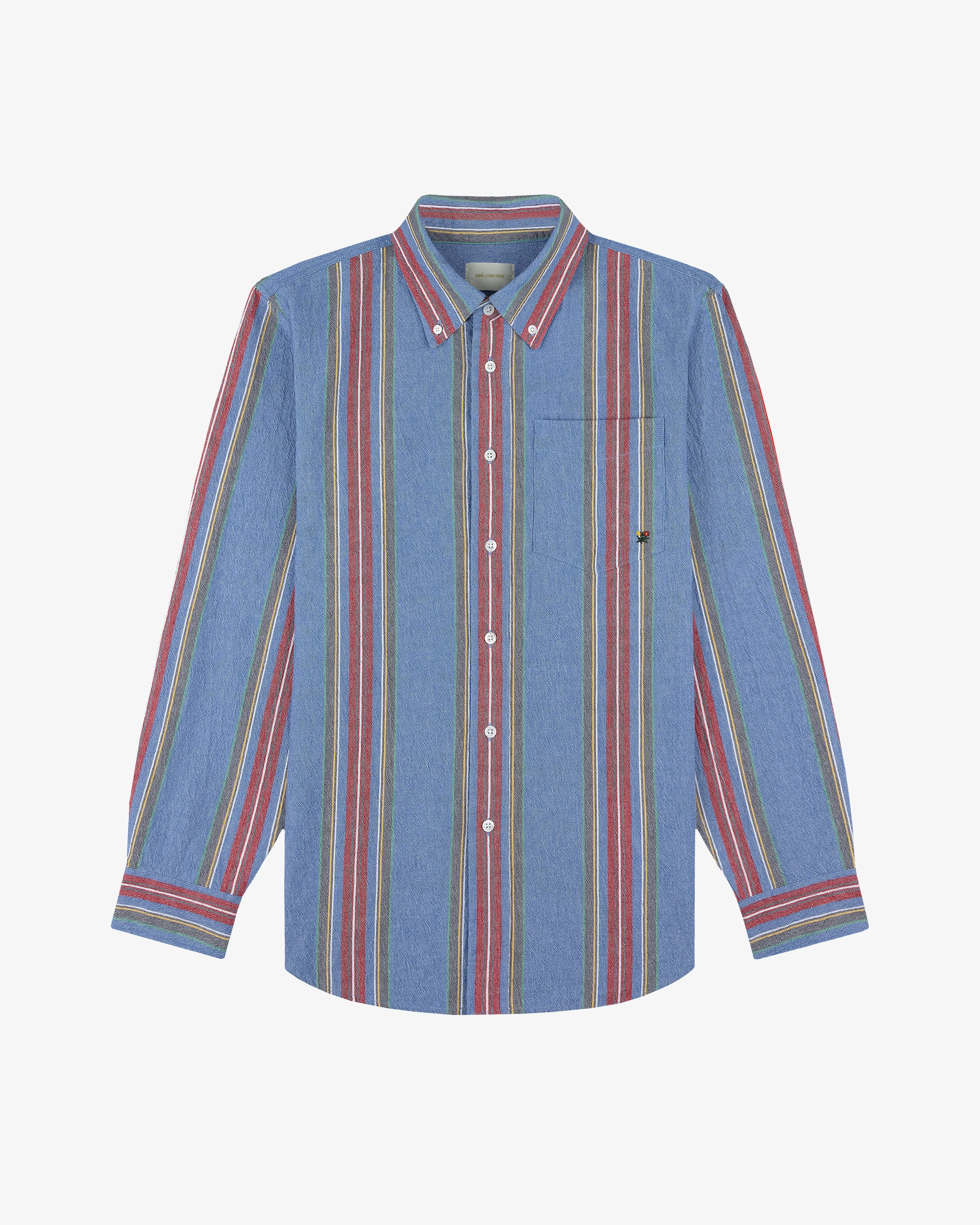 Striped Crest Oxford Shirt sold by Aime Leon Dore product image thumbnail 2