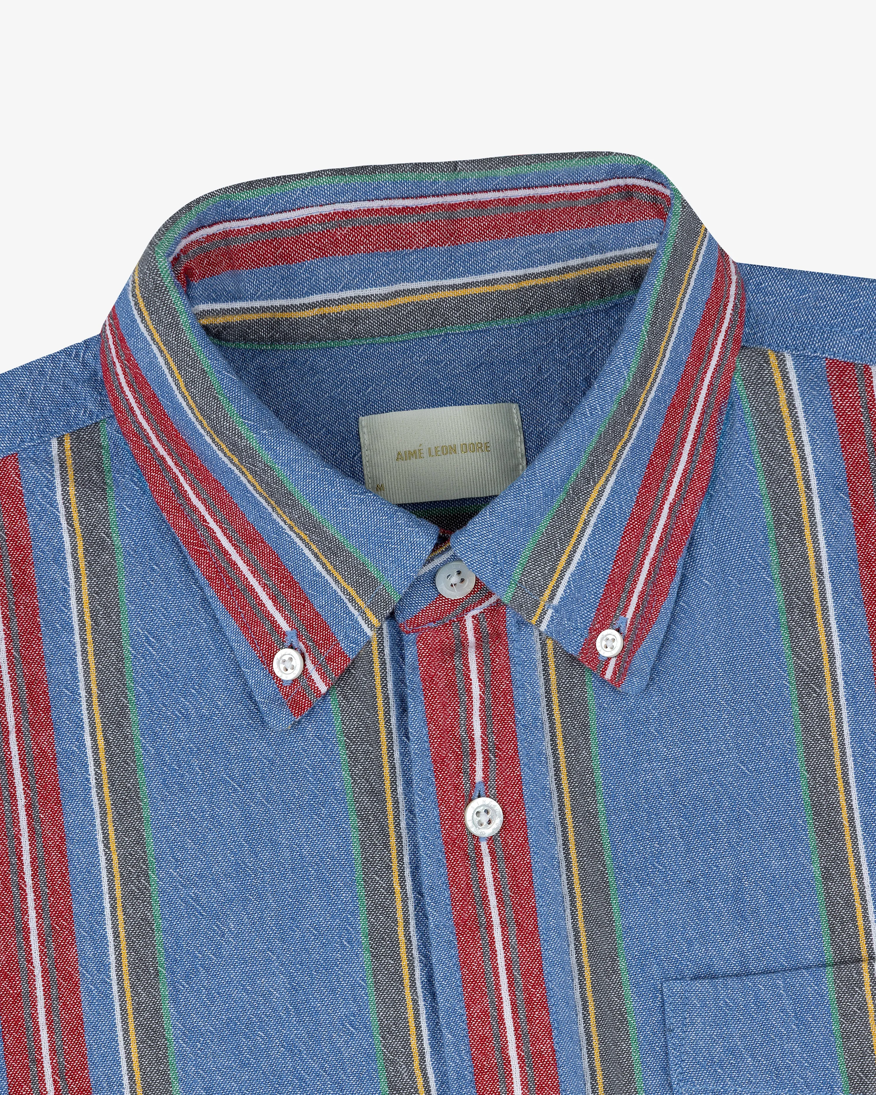 Striped Crest Oxford Shirt sold by Aime Leon Dore product image thumbnail 3