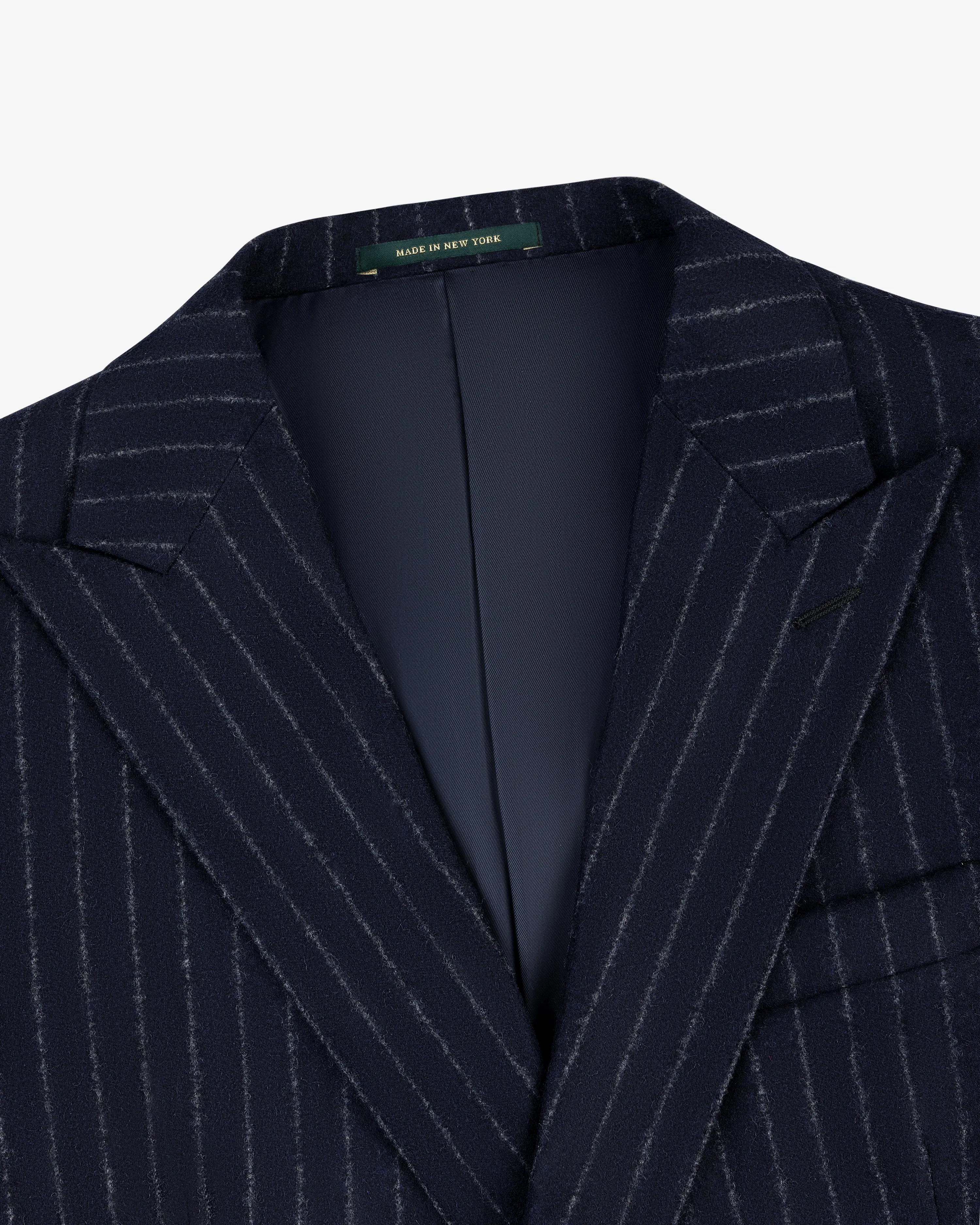 Double-Breasted Pinstripe Wool Suit Jacket sold by Aime Leon Dore product image thumbnail 3