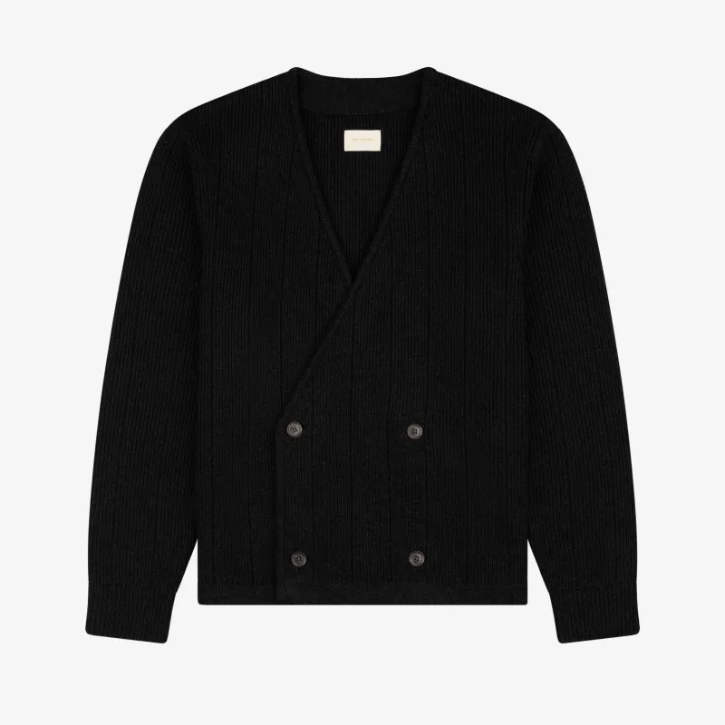 Double-Breasted Merino     Cardigan sold by Aime Leon Dore