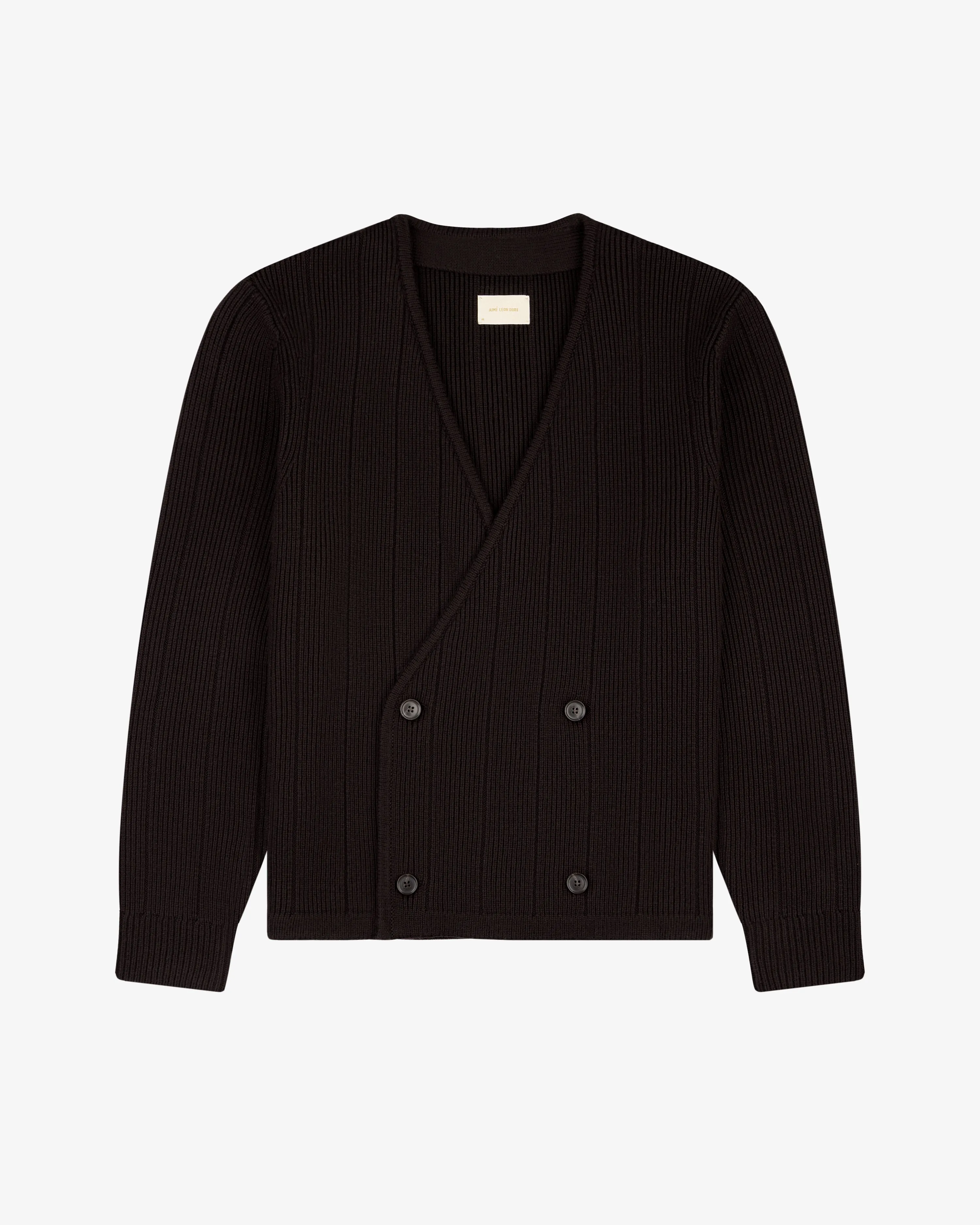 Double-Breasted Merino Cardigan sold by Aime Leon Dore product image thumbnail 2