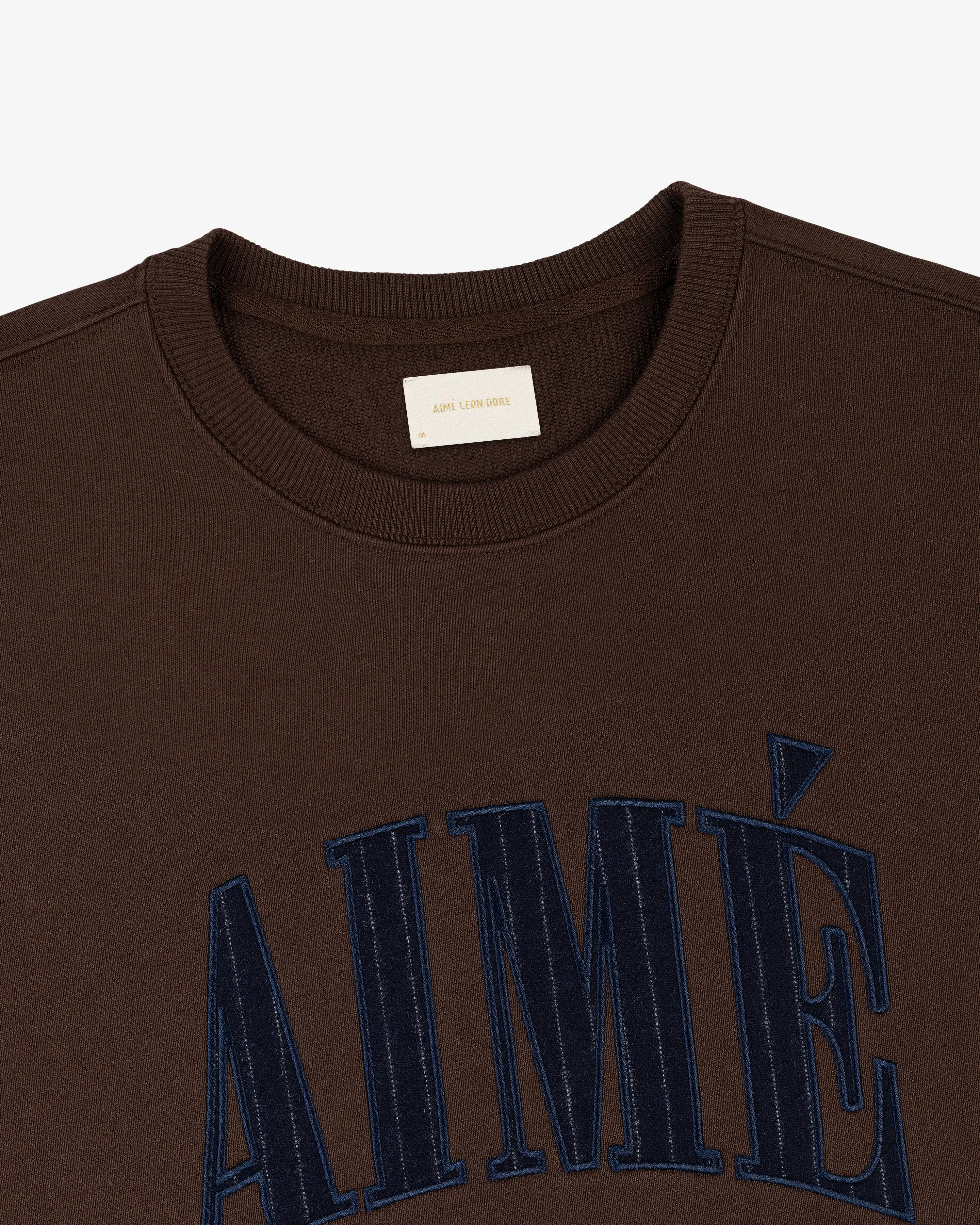 Aimé Appliqué Crewneck Sweatshirt sold by Aime Leon Dore product image thumbnail 3