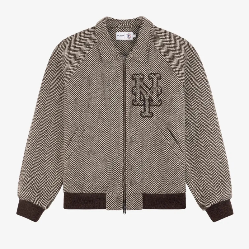 ALD / New York Mets Wool Varsity Jacket made by Aime Leon Dore