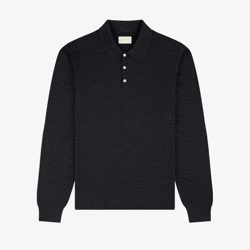 Long-Sleeve Merino Polo sold by Aime Leon Dore