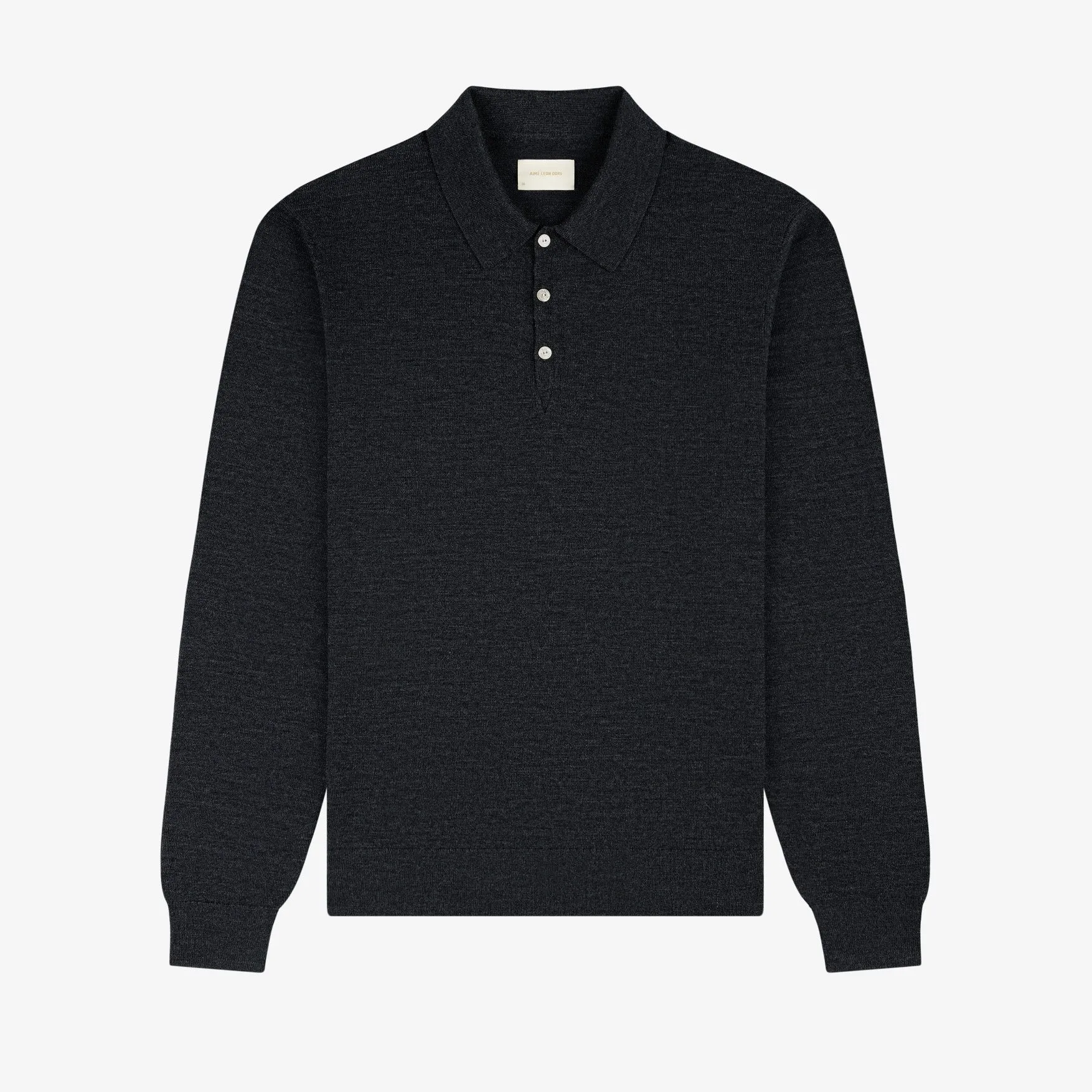 Long-Sleeve Merino Polo sold by Aime Leon Dore