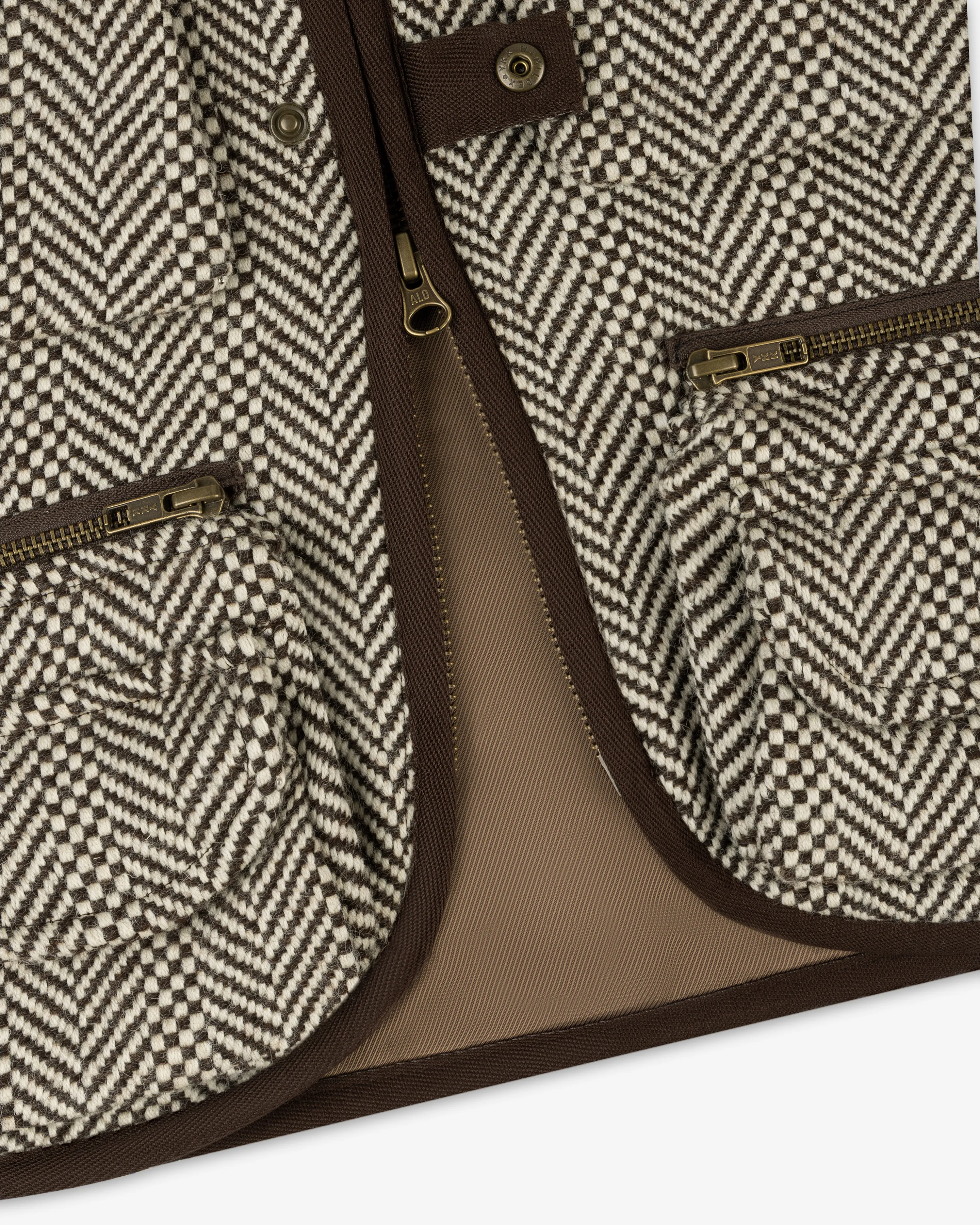 Wool Herringbone Fishing Vest sold by Aime Leon Dore product image thumbnail 5