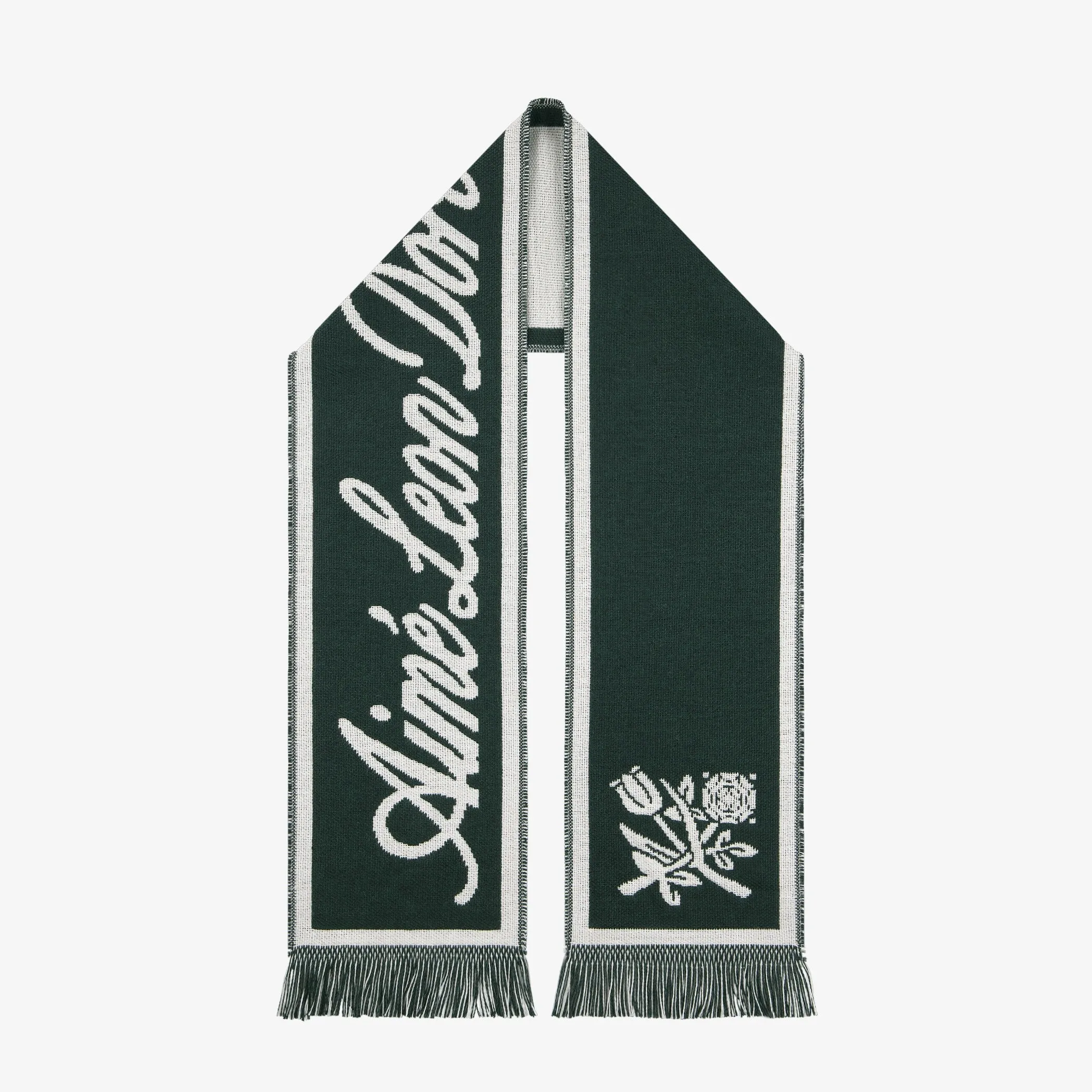 Wool Script Scarf sold by Aime Leon Dore