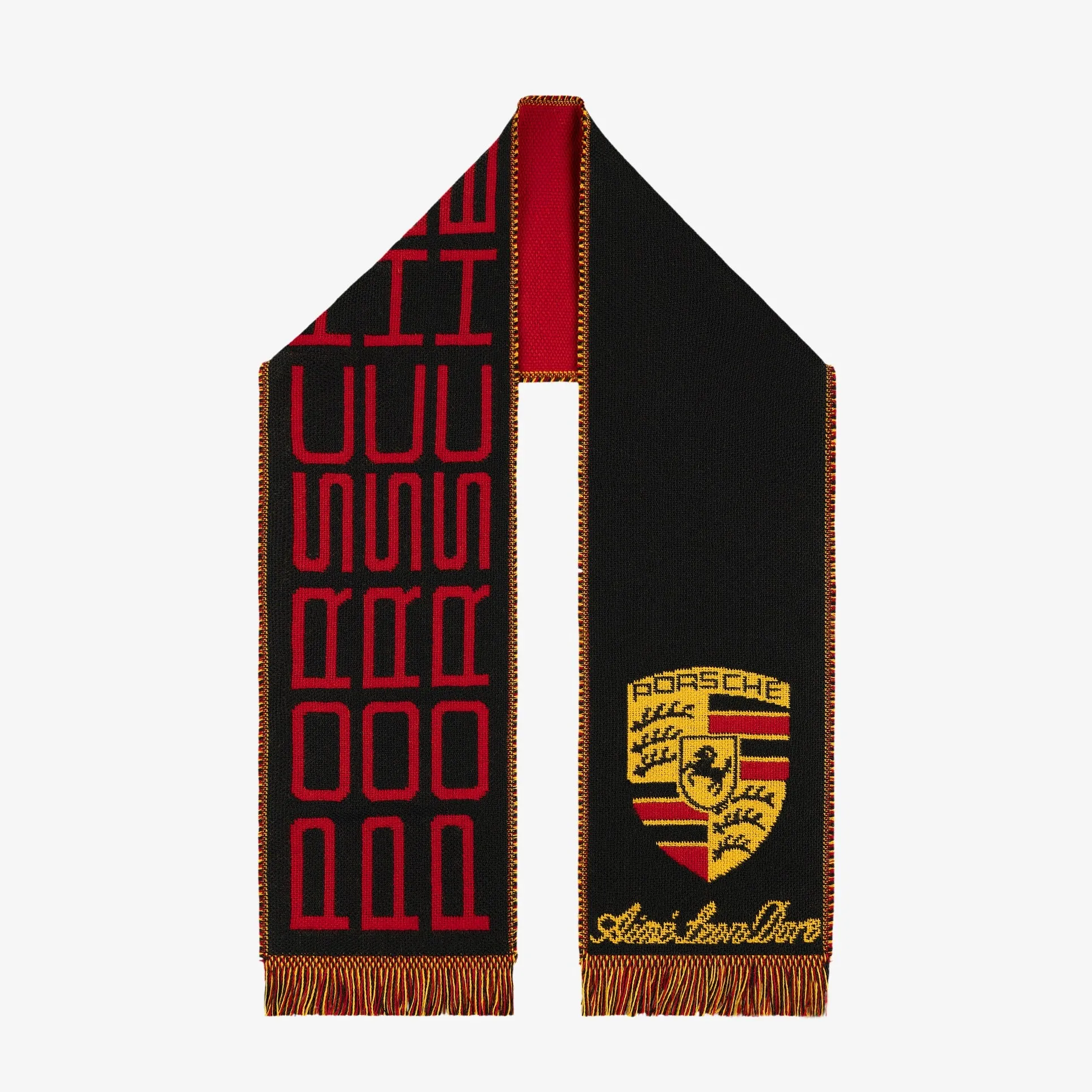 ALD / Porsche Wool Racing Scarf sold by Aime Leon Dore