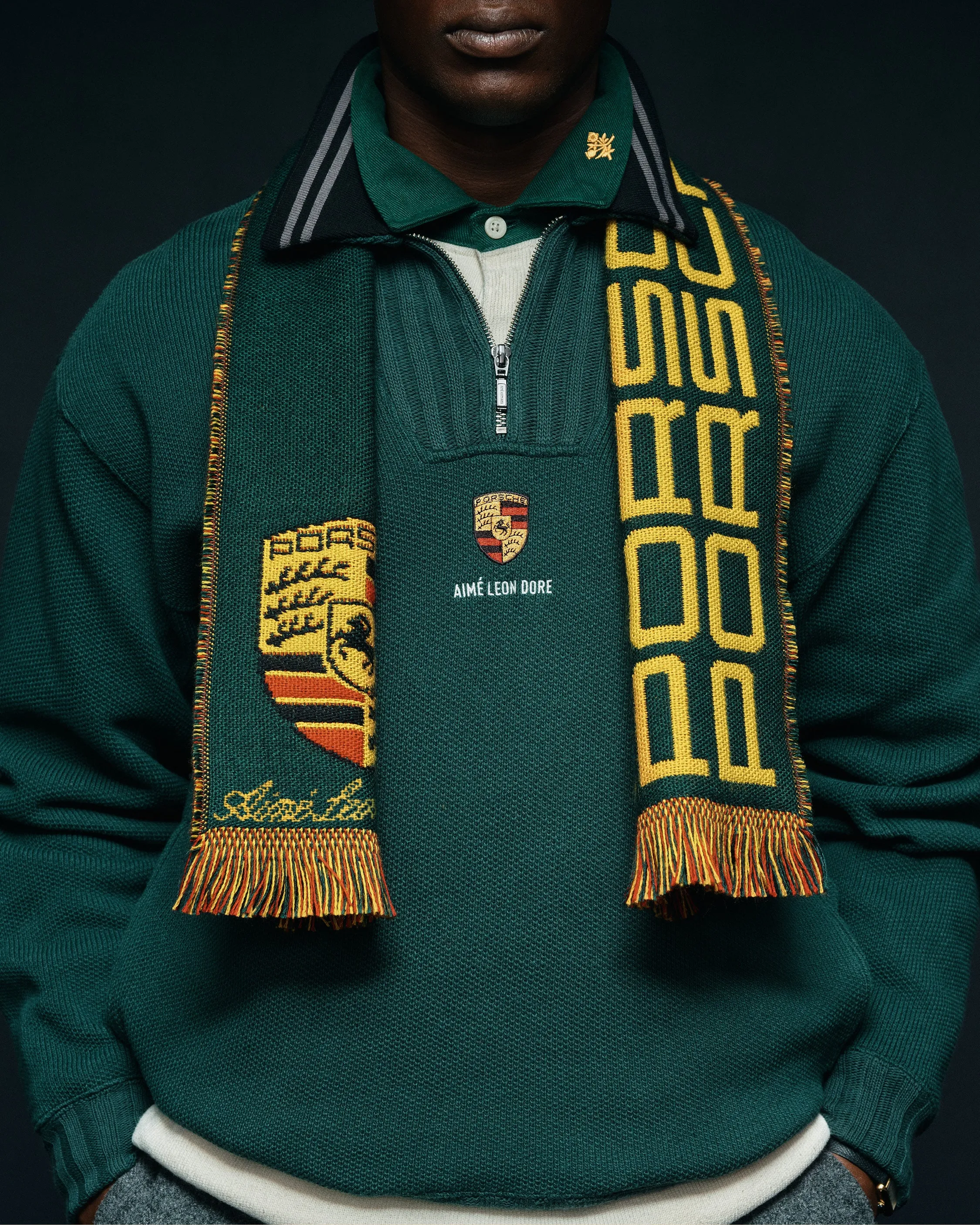 ALD / Porsche Wool Racing Scarf sold by Aime Leon Dore product image thumbnail 3