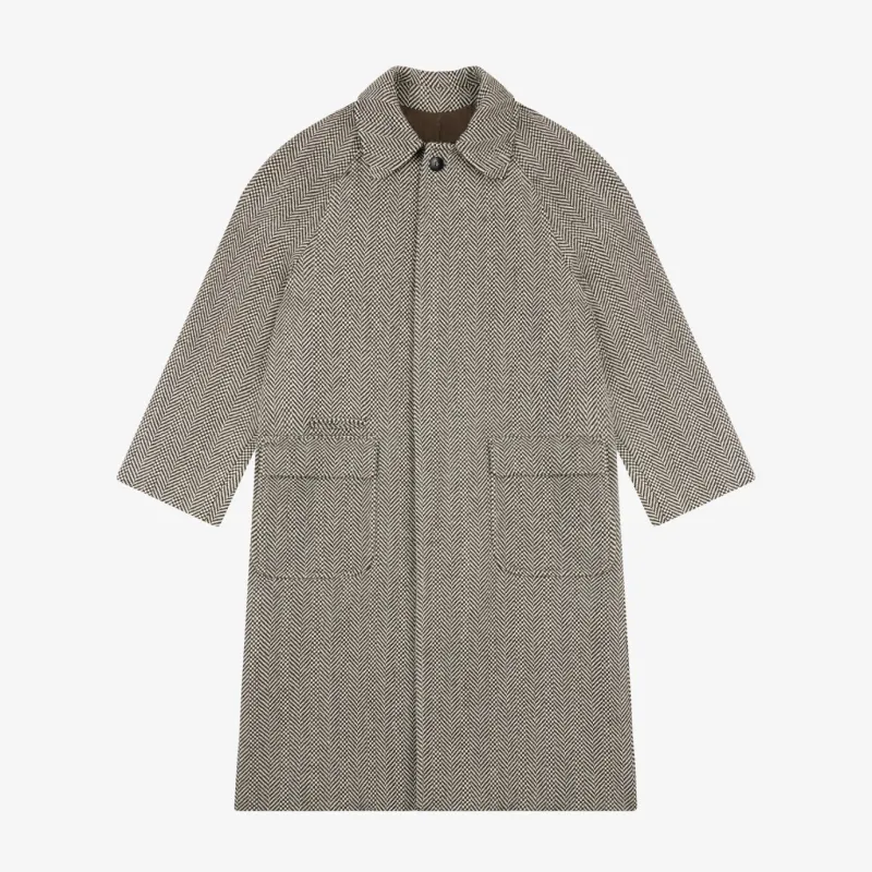 Wool Herringbone Overcoat sold by Aime Leon Dore
