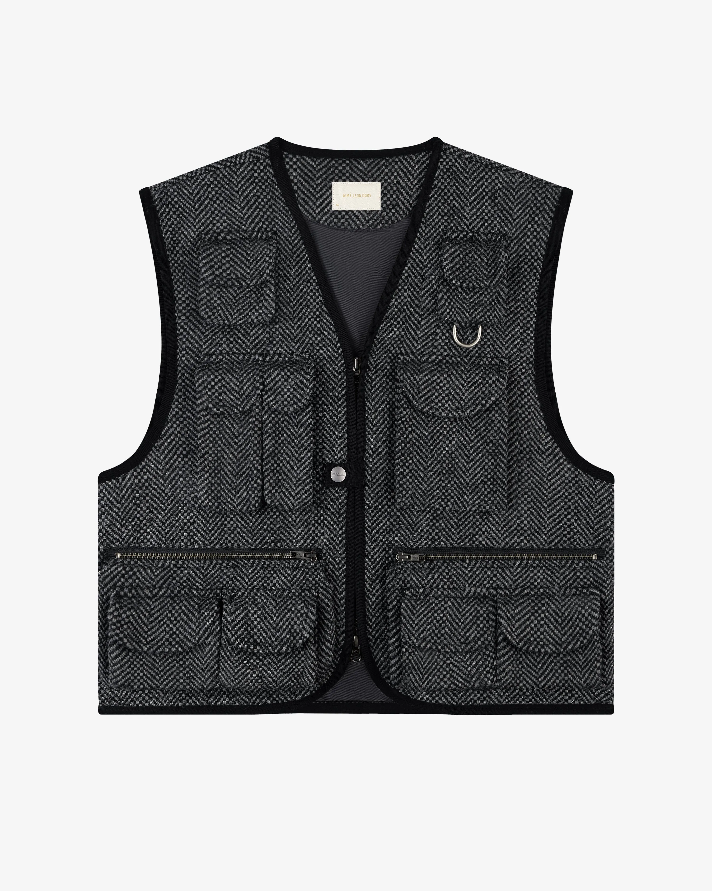 Wool Herringbone Fishing Vest sold by Aime Leon Dore product image thumbnail 2