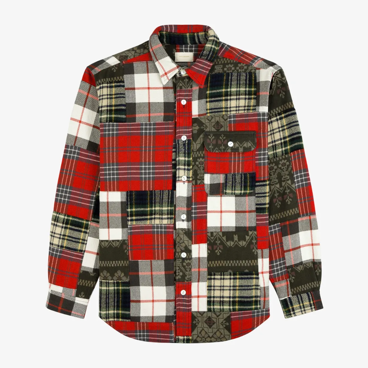 Heritage Patchwork Shirt sold by Aime Leon Dore