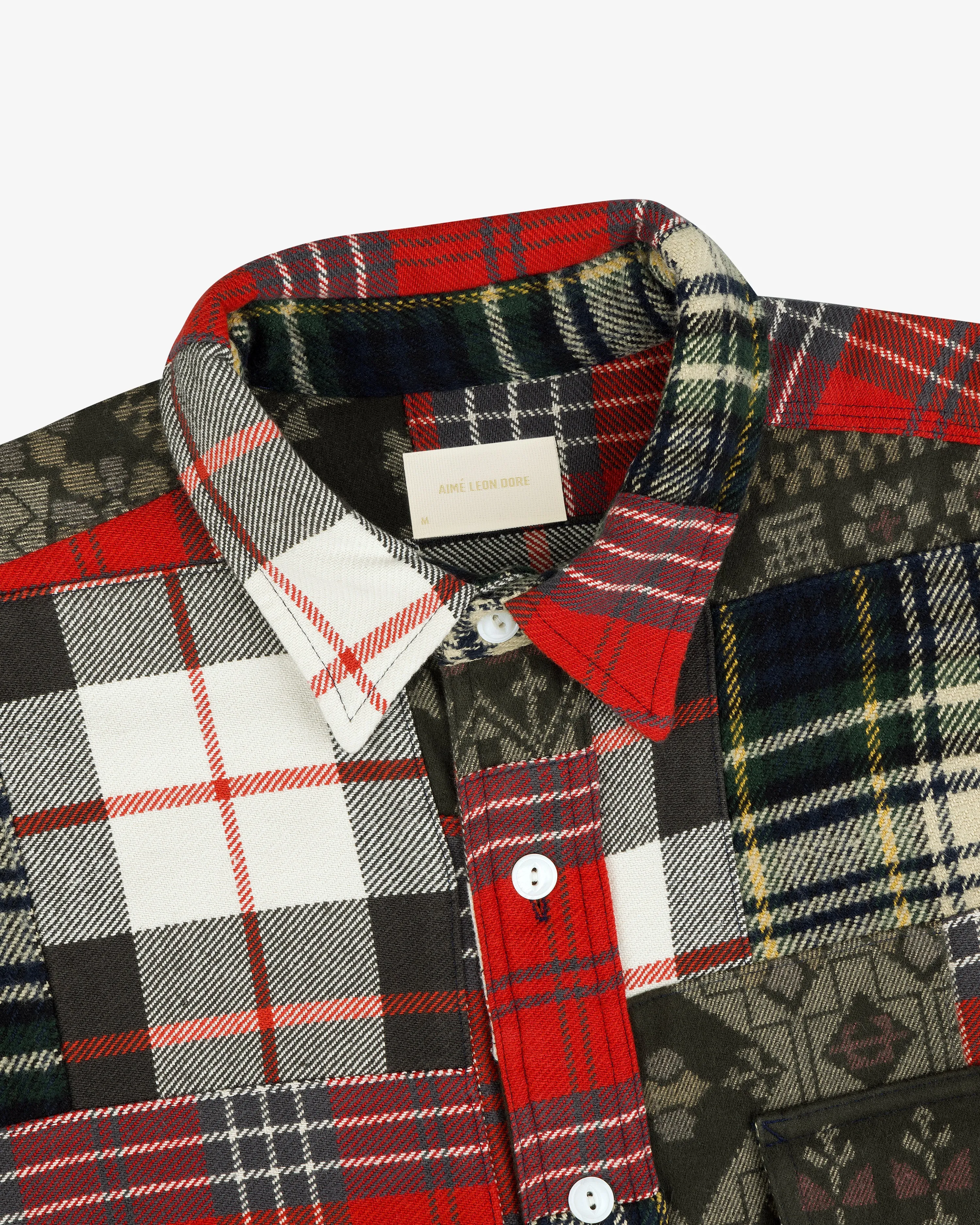 Heritage Patchwork Shirt sold by Aime Leon Dore product image thumbnail 4