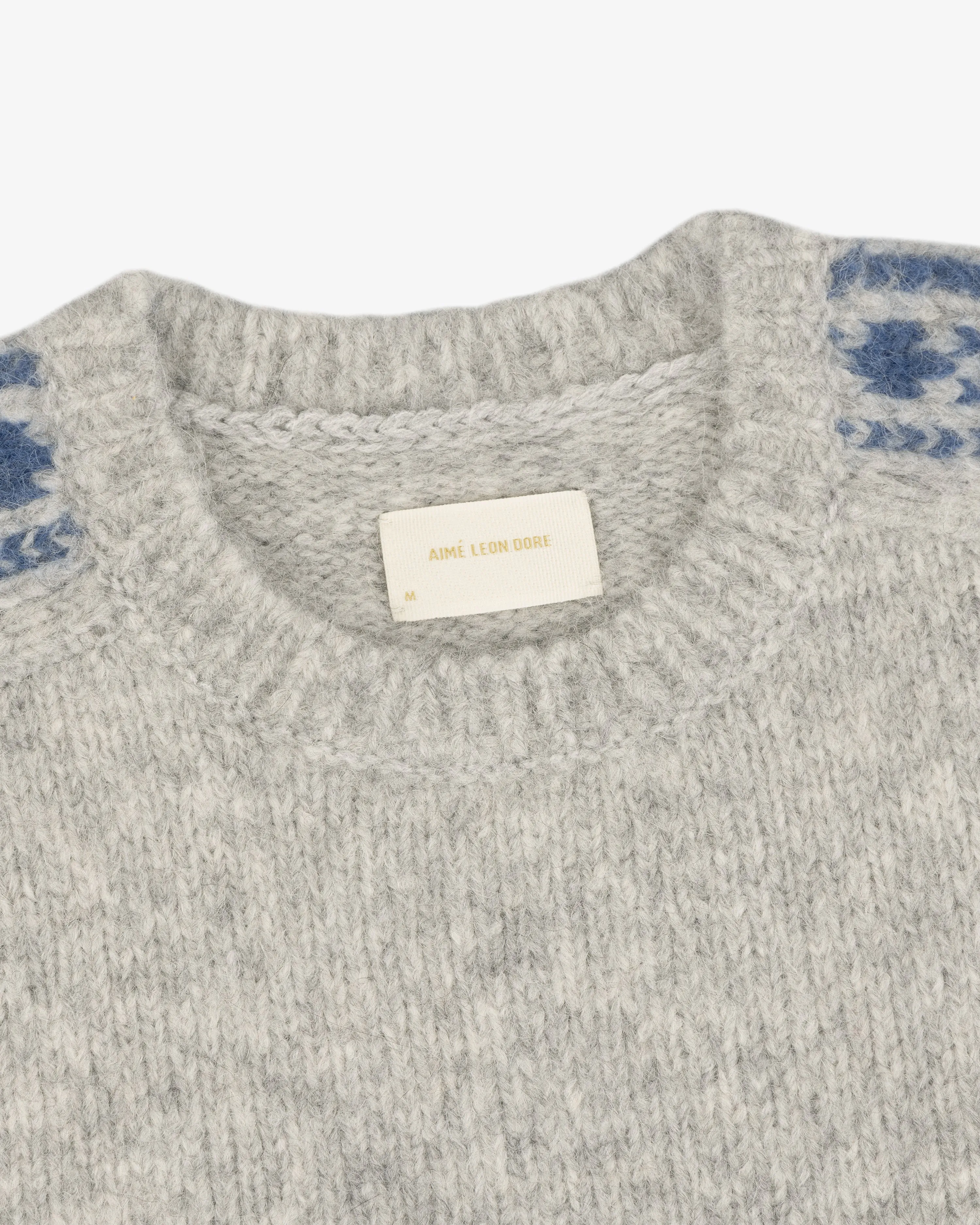 Jacquard Stripe Alpaca Sweater sold by Aime Leon Dore product image thumbnail 4