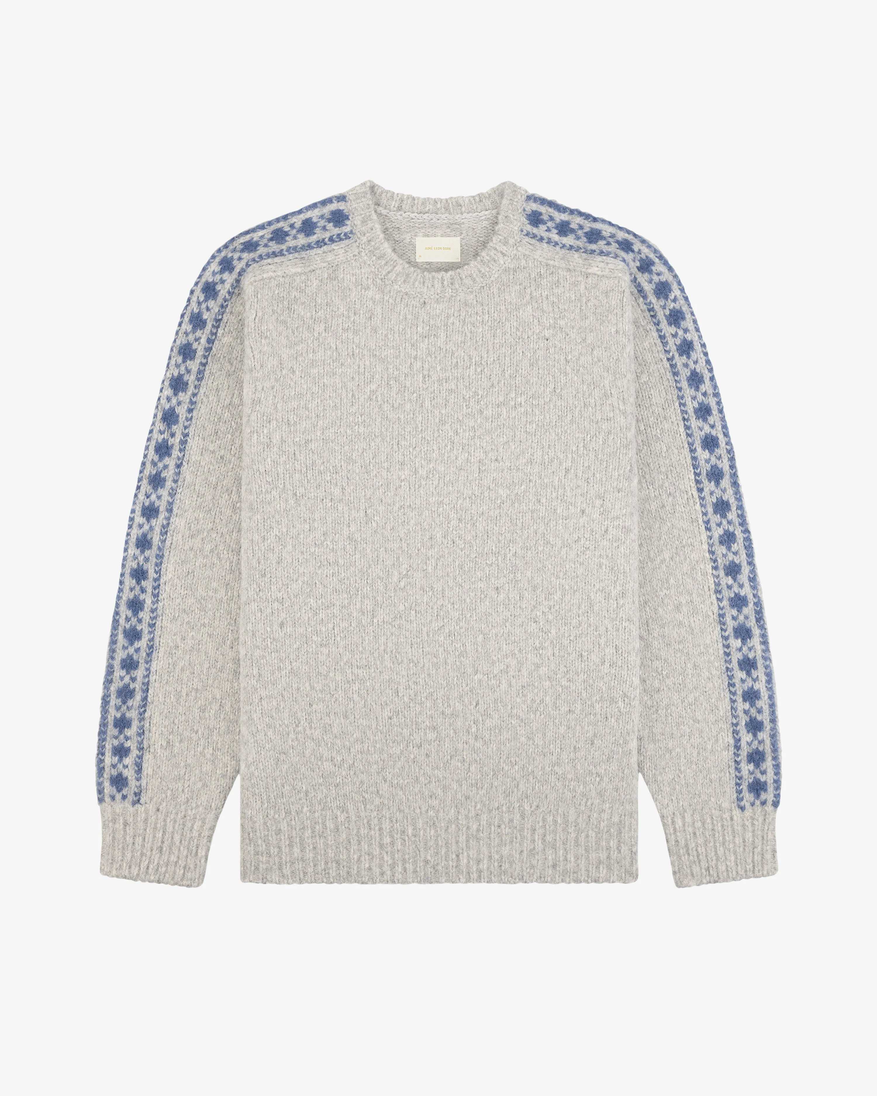 Jacquard Stripe Alpaca Sweater sold by Aime Leon Dore product image thumbnail 2