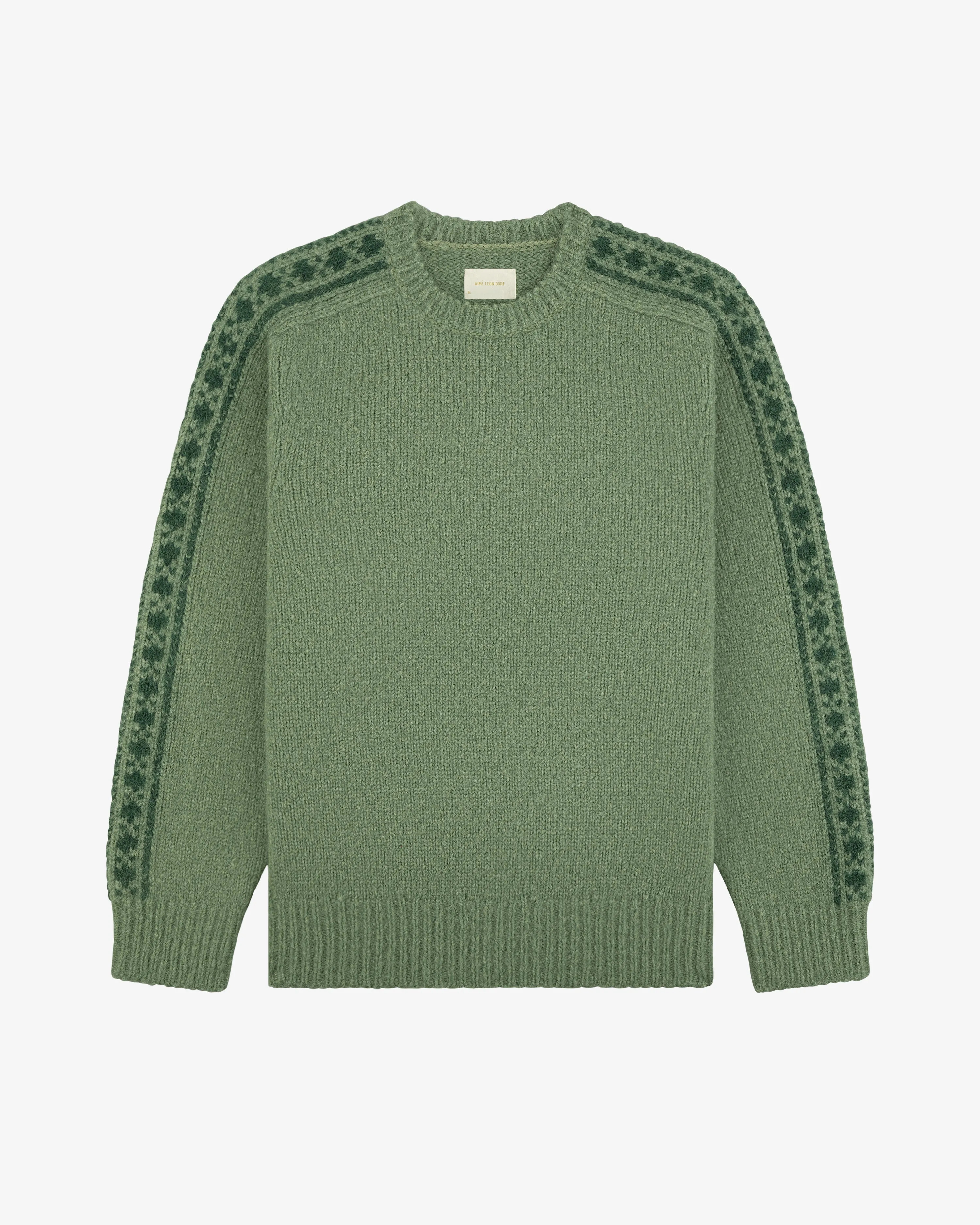 Jacquard Stripe Alpaca Sweater sold by Aime Leon Dore product image thumbnail 2