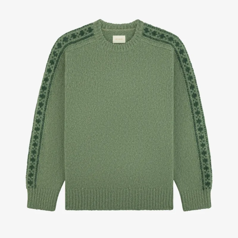 Jacquard Stripe Alpaca Sweater sold by Aime Leon Dore