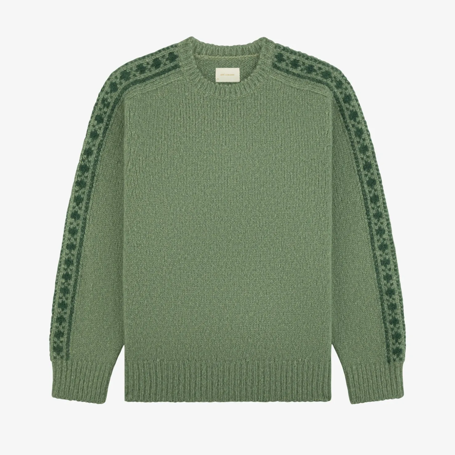 Jacquard Stripe Alpaca Sweater sold by Aime Leon Dore