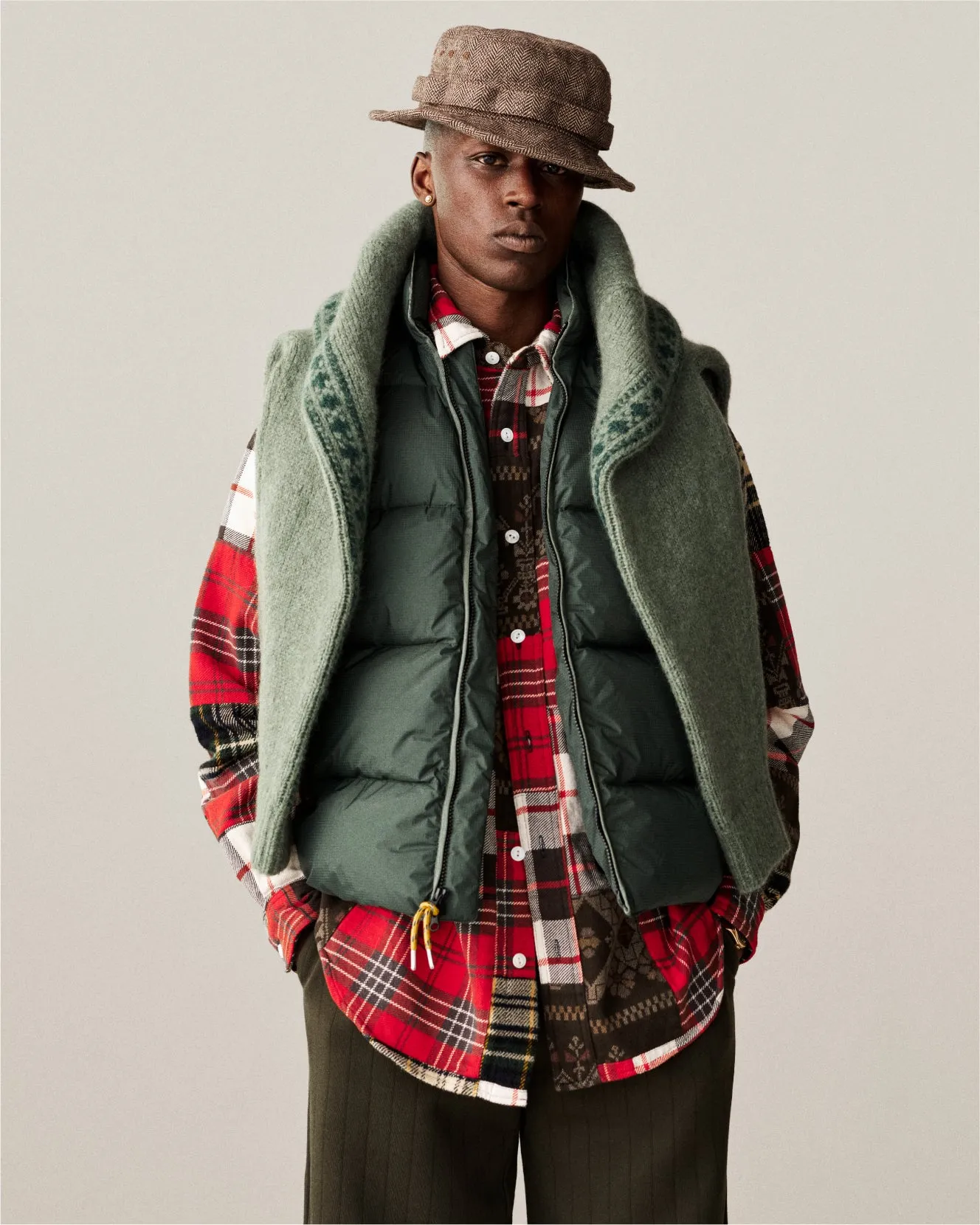 Jacquard Stripe Alpaca Sweater sold by Aime Leon Dore product image thumbnail 3