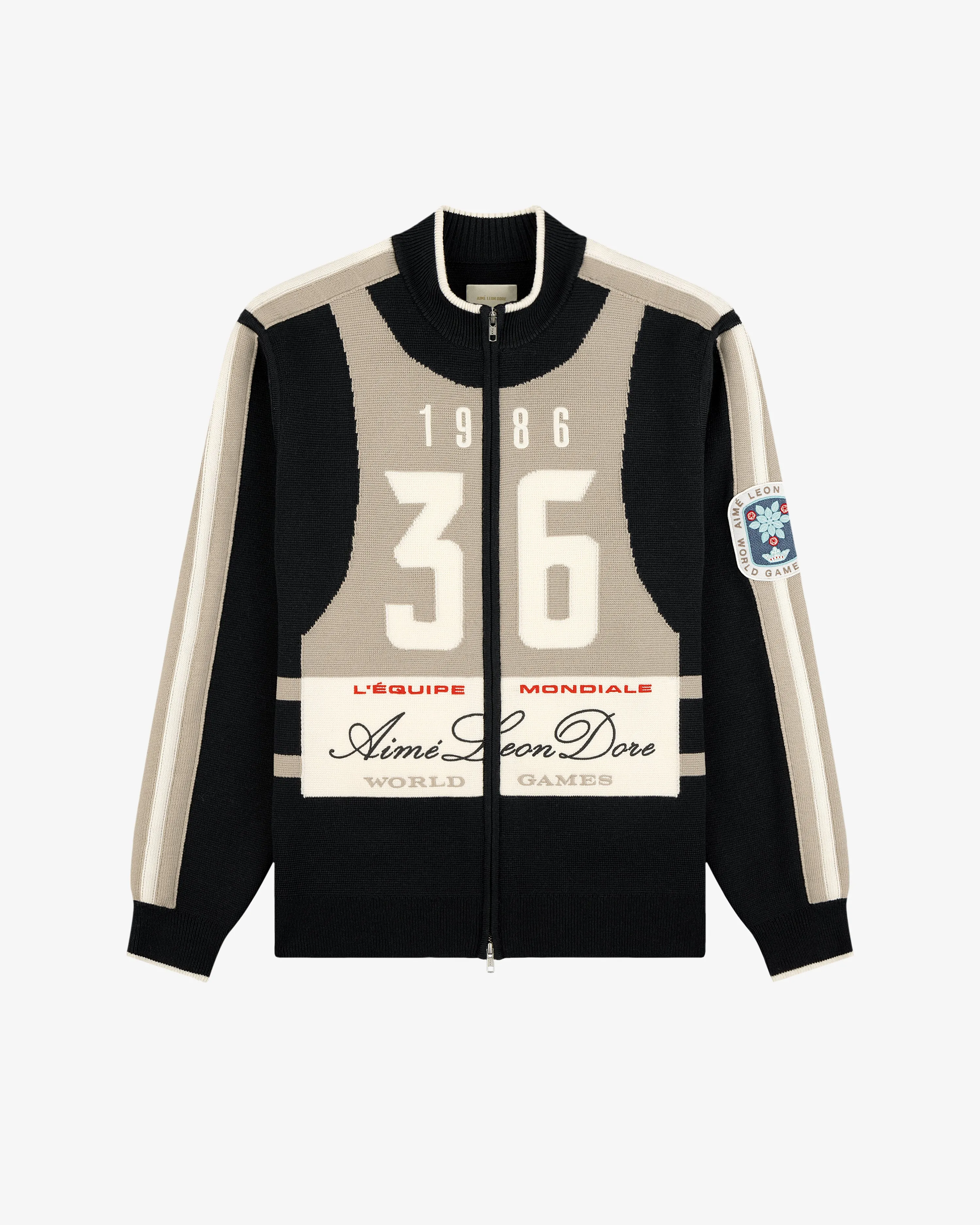 Full Zip Alpine Ski Sweater sold by Aime Leon Dore product image thumbnail 2