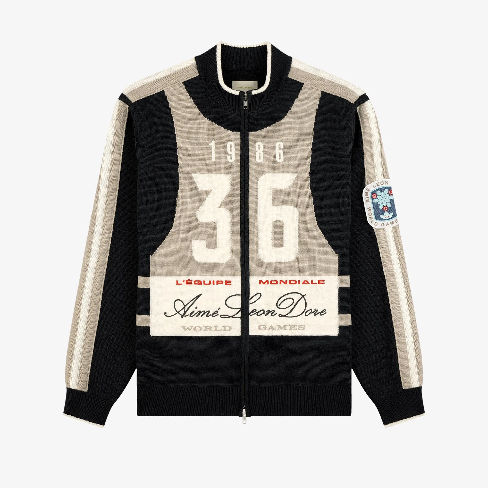 Full Zip Alpine Ski Sweater sold by Aime Leon Dore