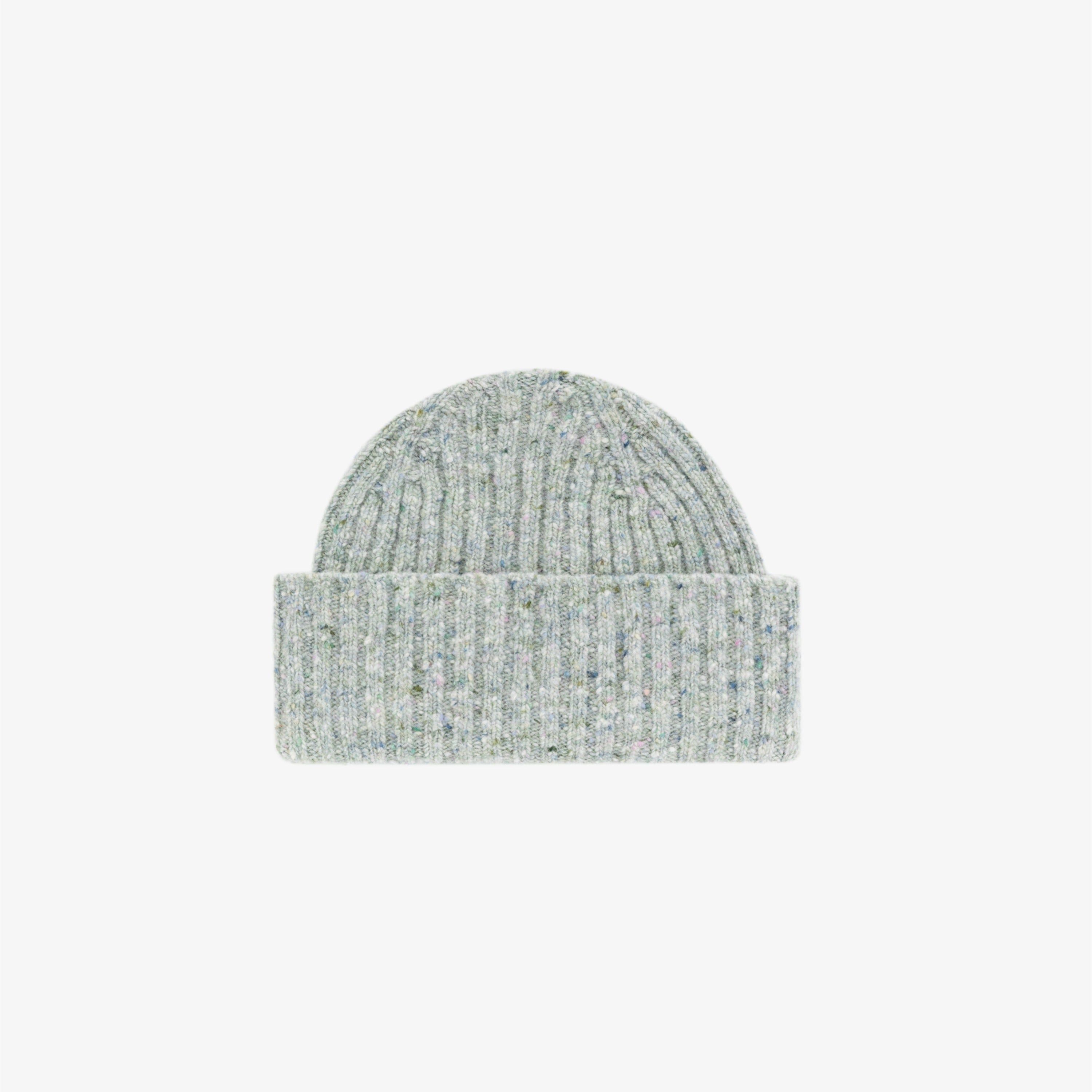 ALD / Drake's Donegal Ribbed Knit Beanie sold by Aime Leon Dore