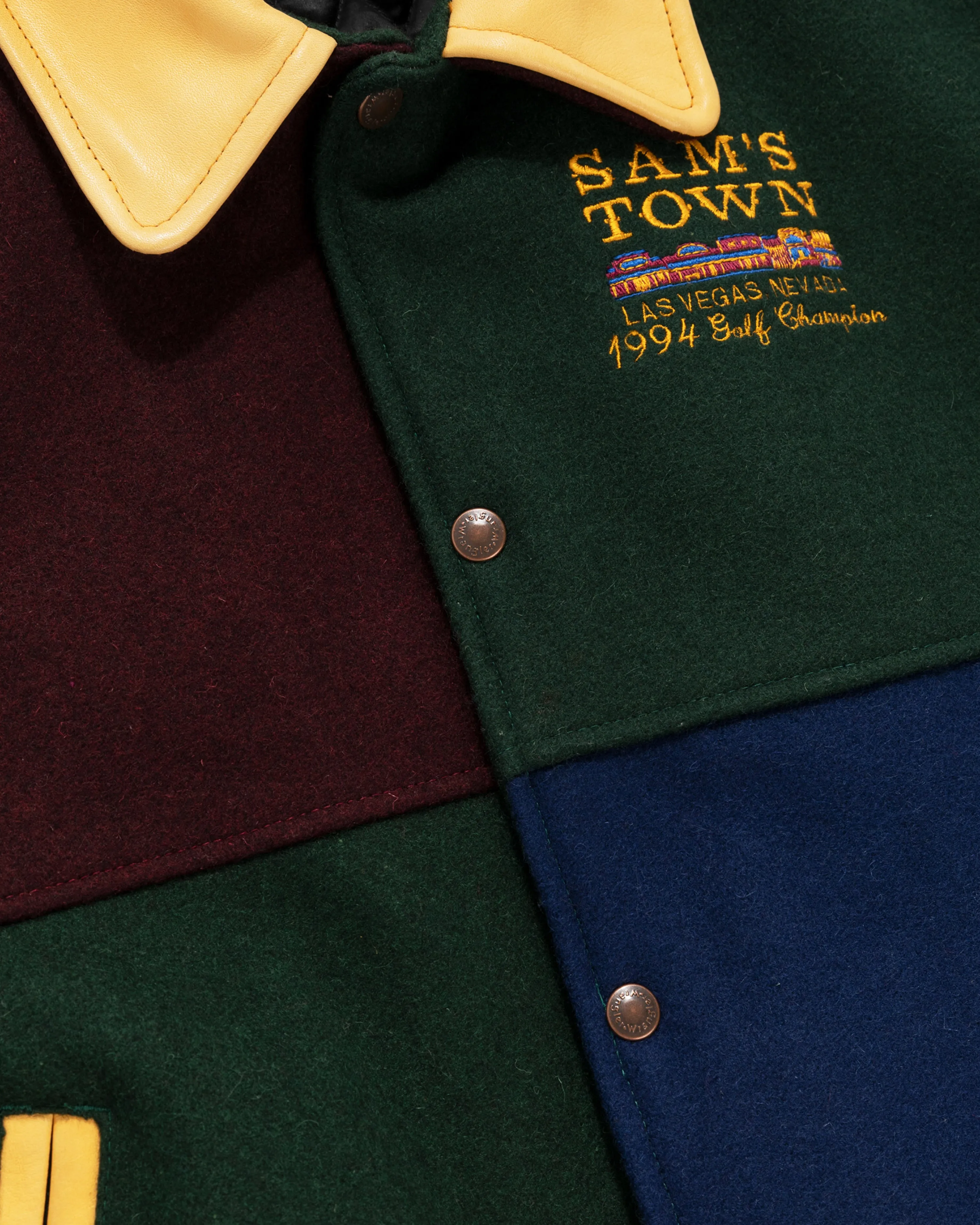 Vintage Wrangler Color Blocked Varsity Jacket sold by Aime Leon Dore product image thumbnail 4