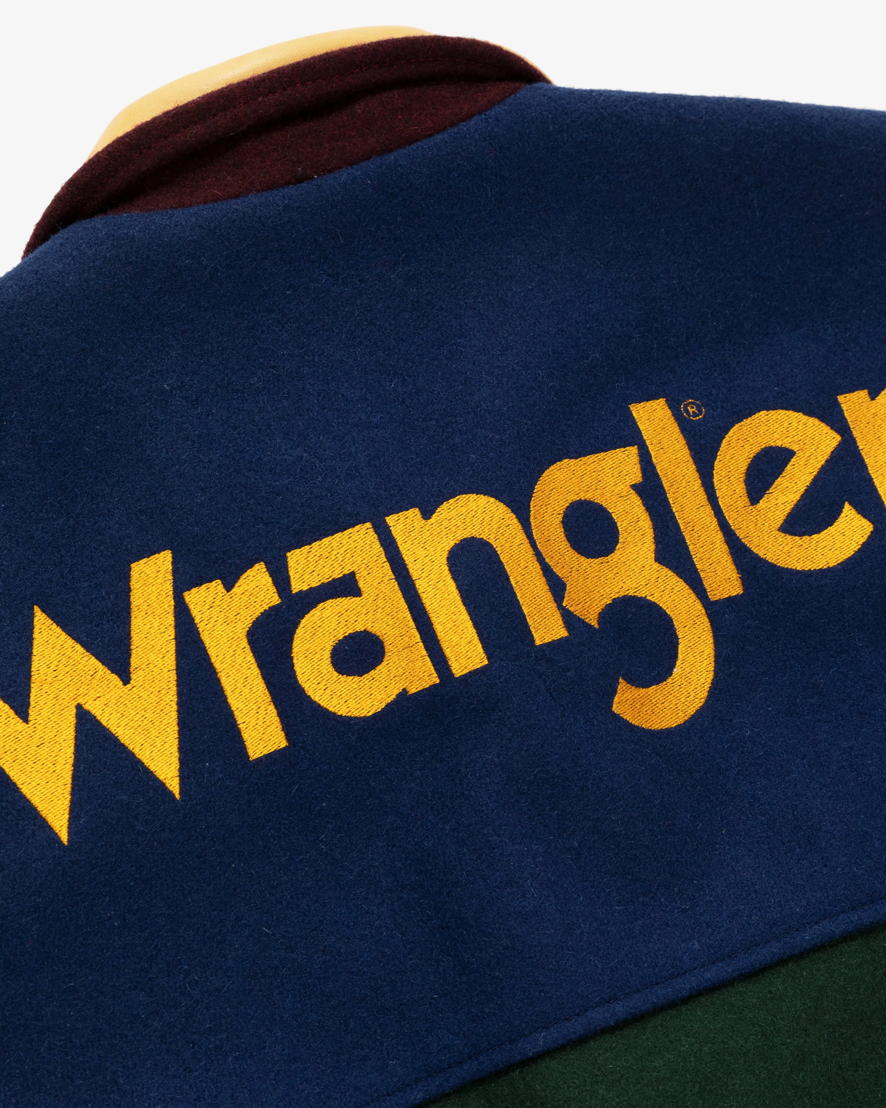 Vintage Wrangler Color Blocked Varsity Jacket sold by Aime Leon Dore product image thumbnail 5