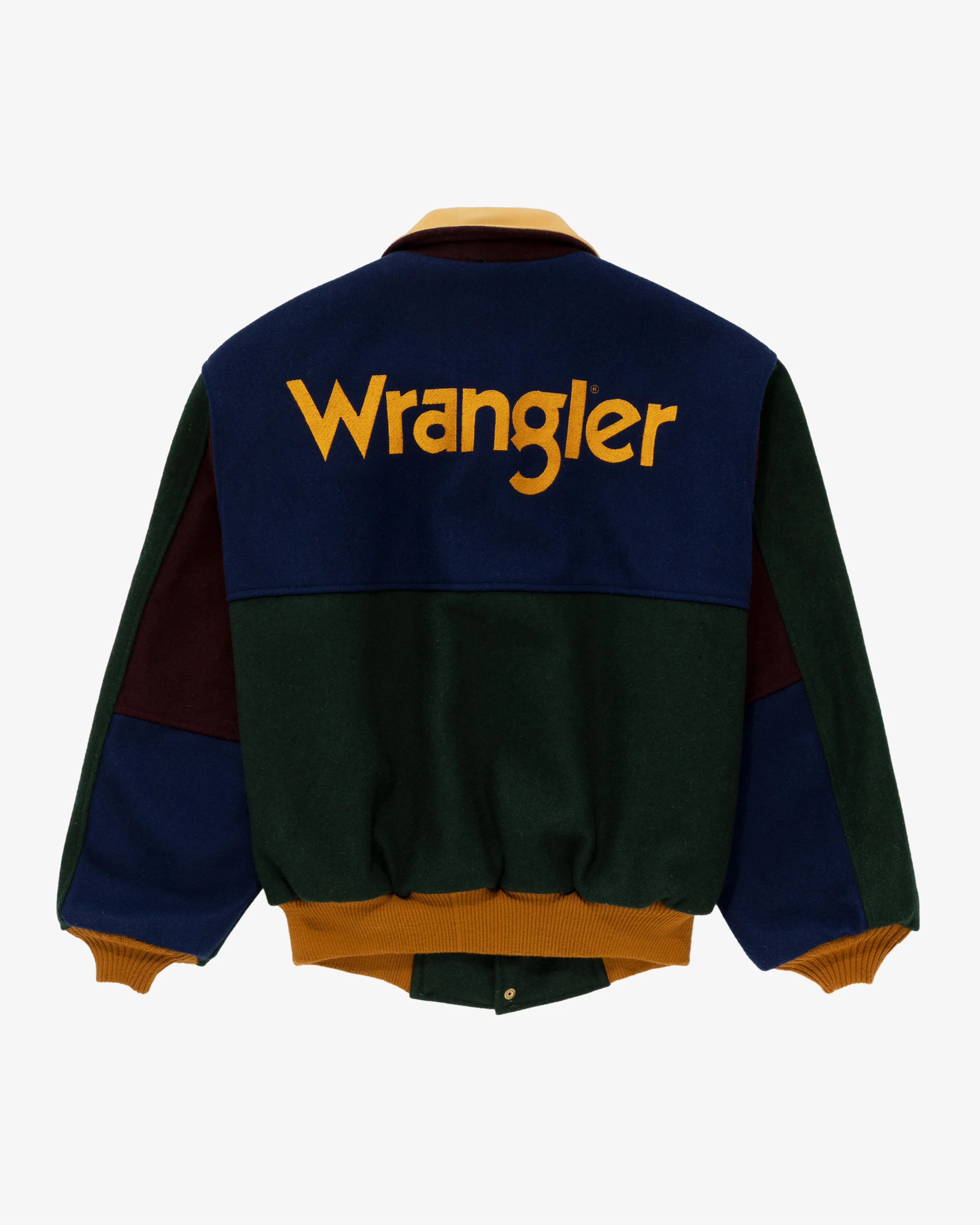 Vintage Wrangler Color Blocked Varsity Jacket sold by Aime Leon Dore product image thumbnail 3