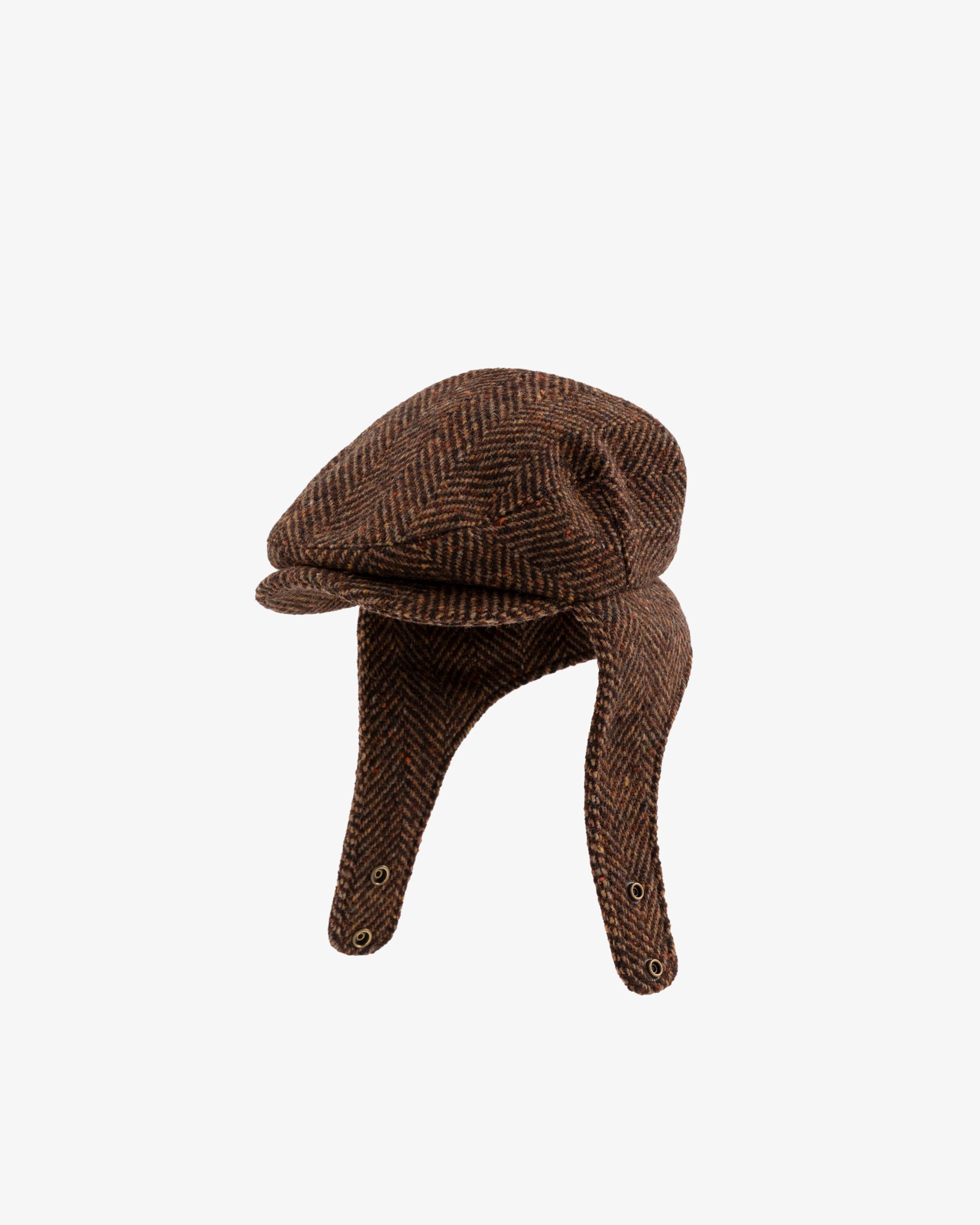 Herringbone Earflap Hat sold by Aime Leon Dore product image thumbnail 2