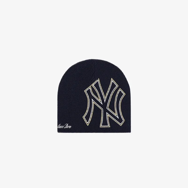ALD / New York Yankees Embroidered Beanie made by Aime Leon Dore