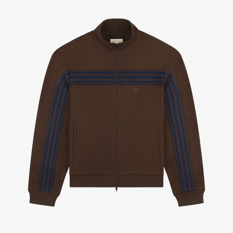 Wool Herringbone Track Jacket sold by Aime Leon Dore