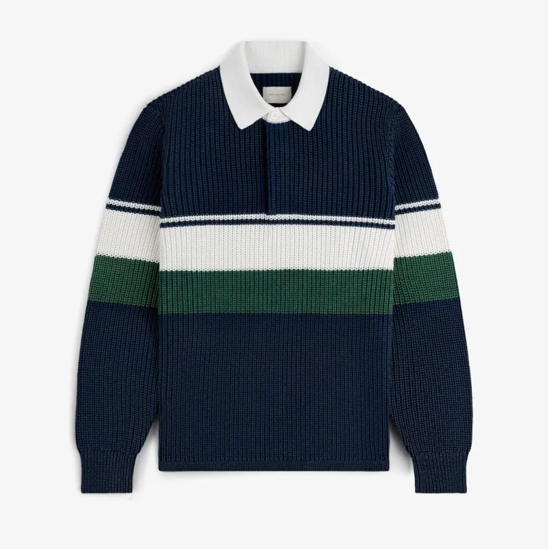 Striped Knit Rugby made by Aime Leon Dore