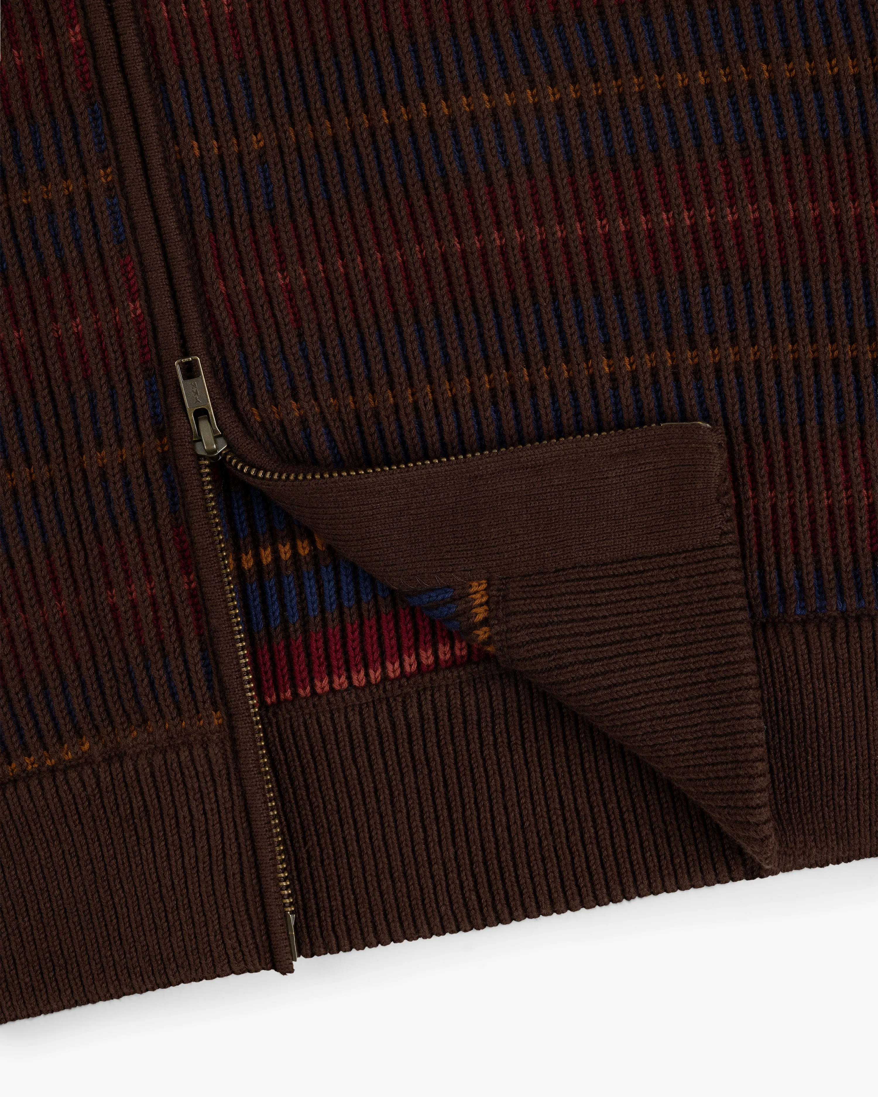 Multi Color Knit Track Sweater sold by Aime Leon Dore product image thumbnail 5