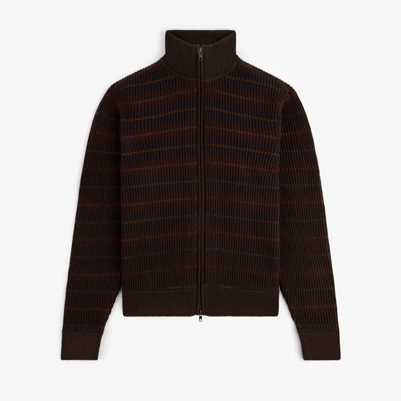 Multi Color Knit Track Sweater made by Aime Leon Dore