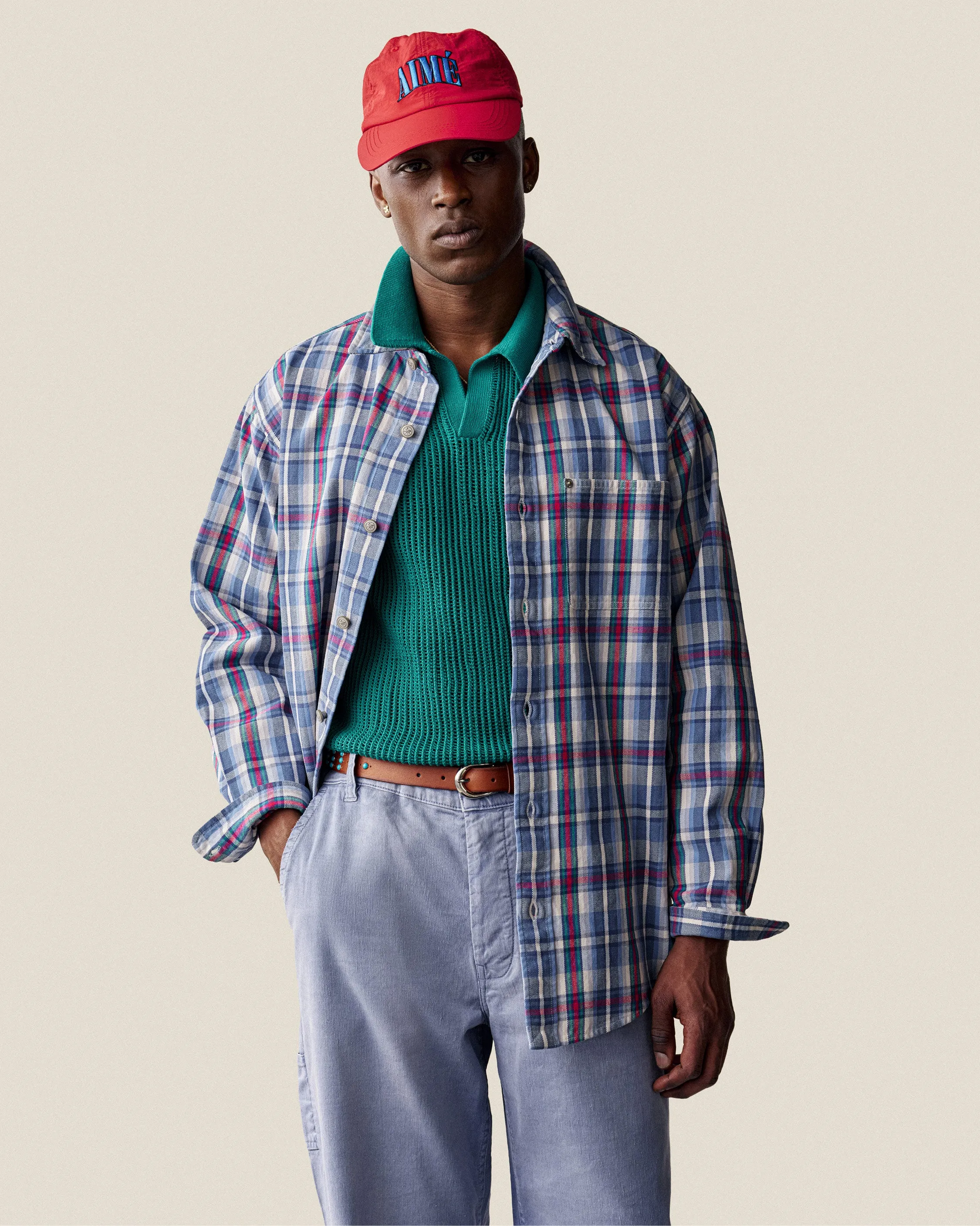 Plaid Work Shirt sold by Aime Leon Dore product image thumbnail 3