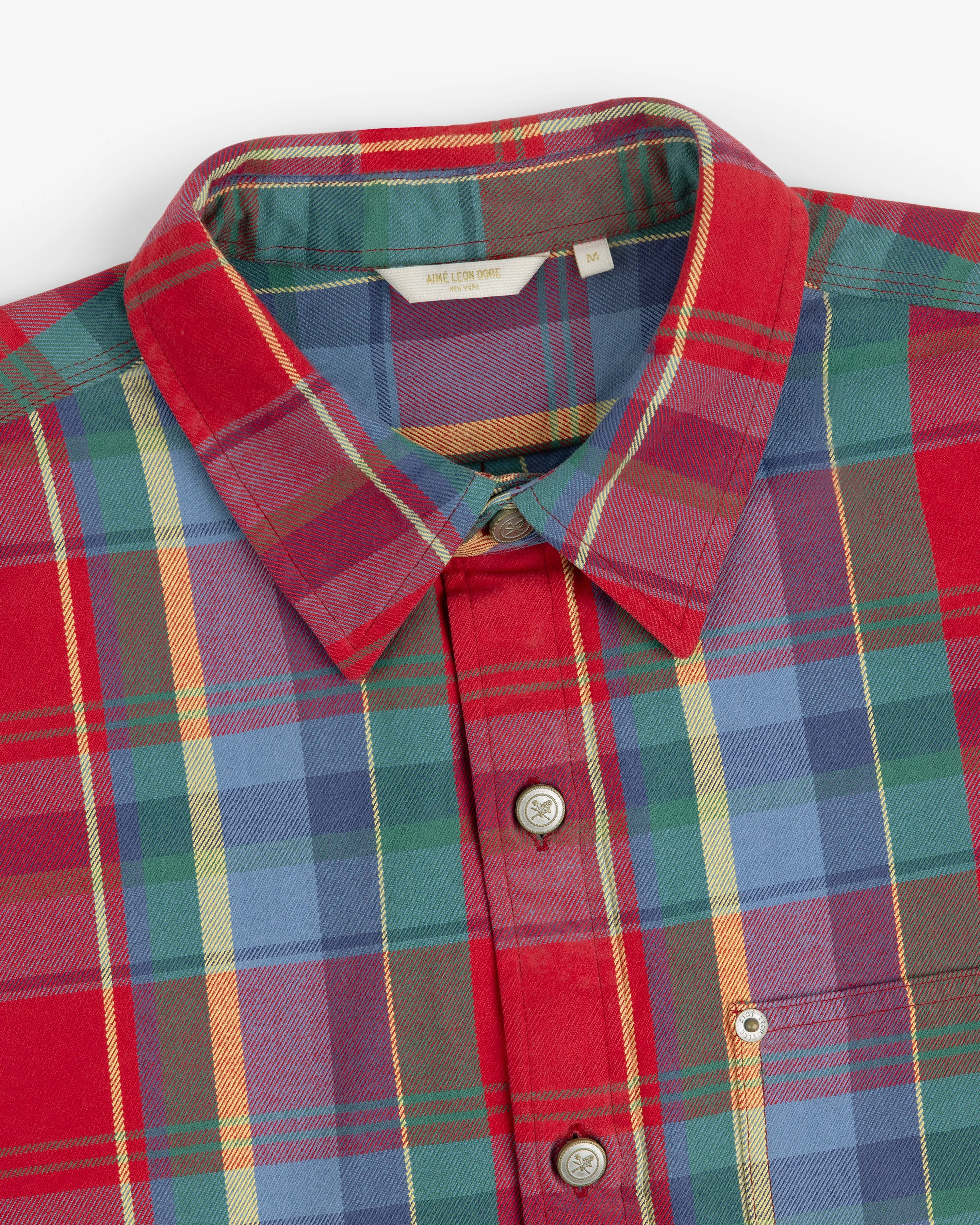 Plaid Work Shirt sold by Aime Leon Dore product image thumbnail 4