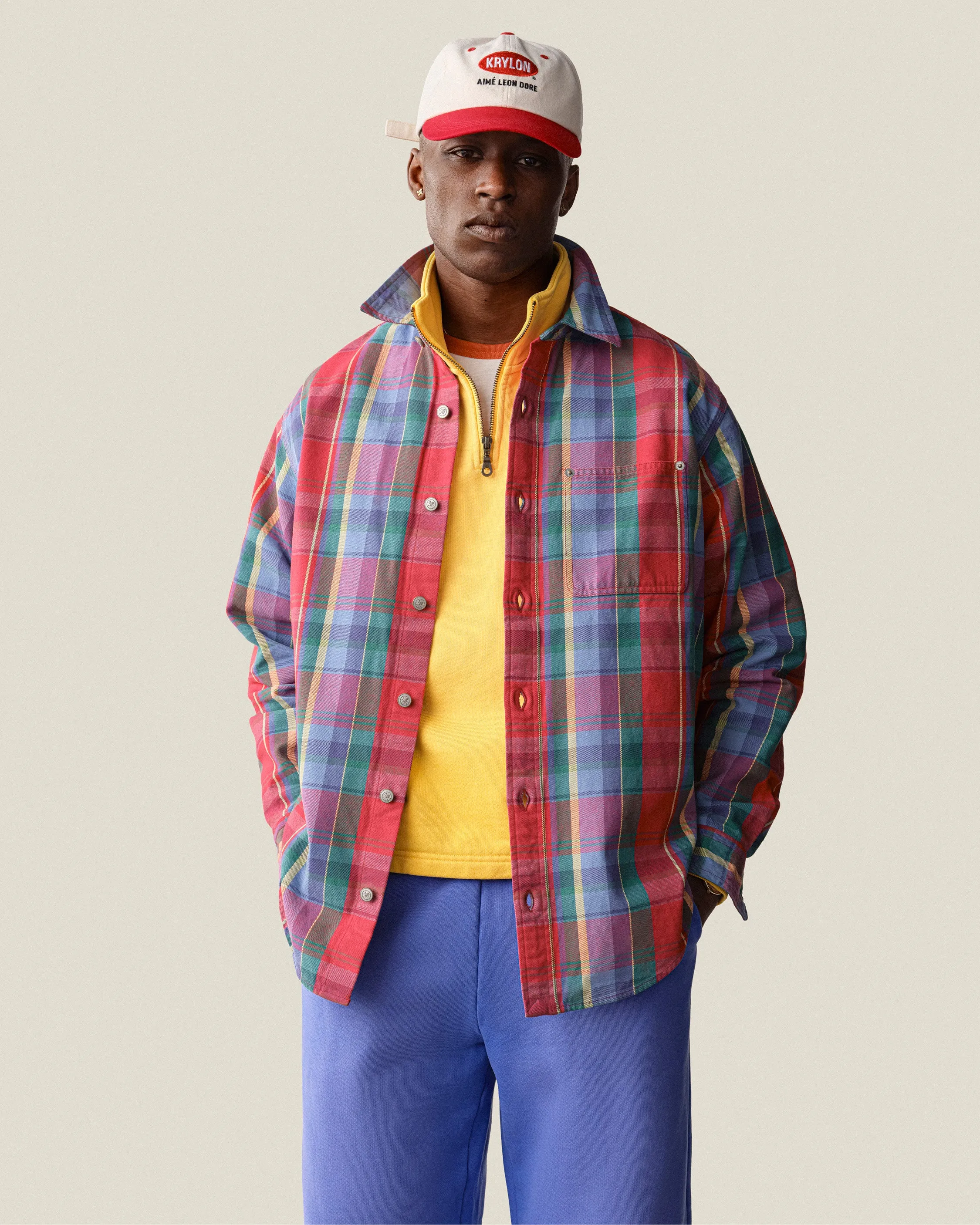 Plaid Work Shirt sold by Aime Leon Dore product image thumbnail 3