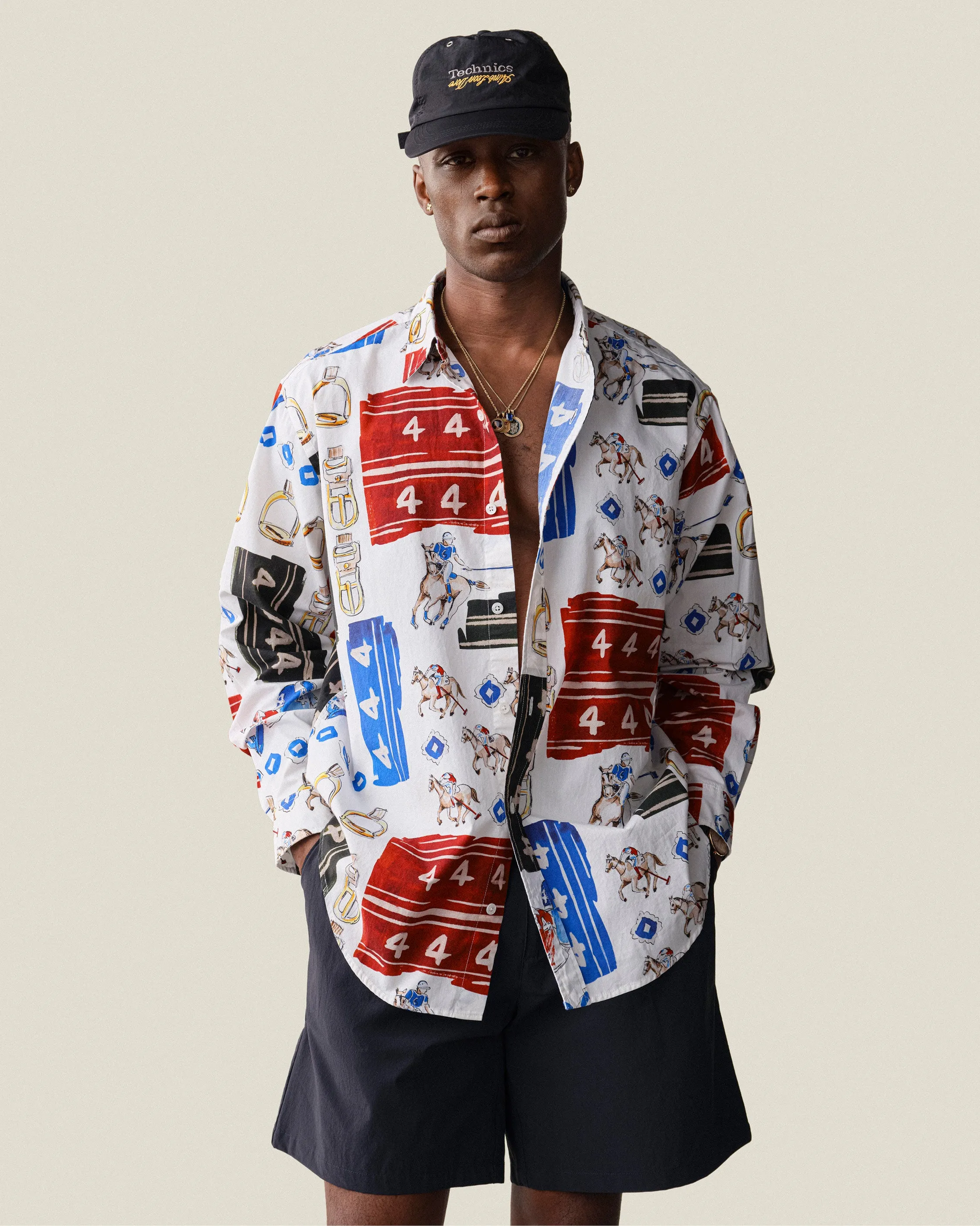 Printed Leon Overshirt sold by Aime Leon Dore product image thumbnail 3