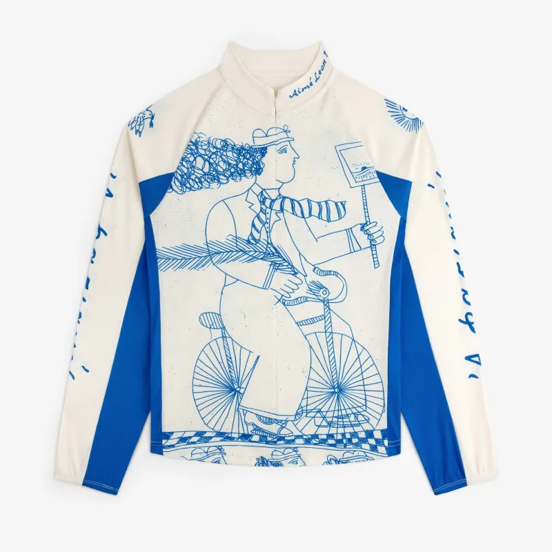 Fassianos Half-Zip Cycling Jersey made by Aime Leon Dore