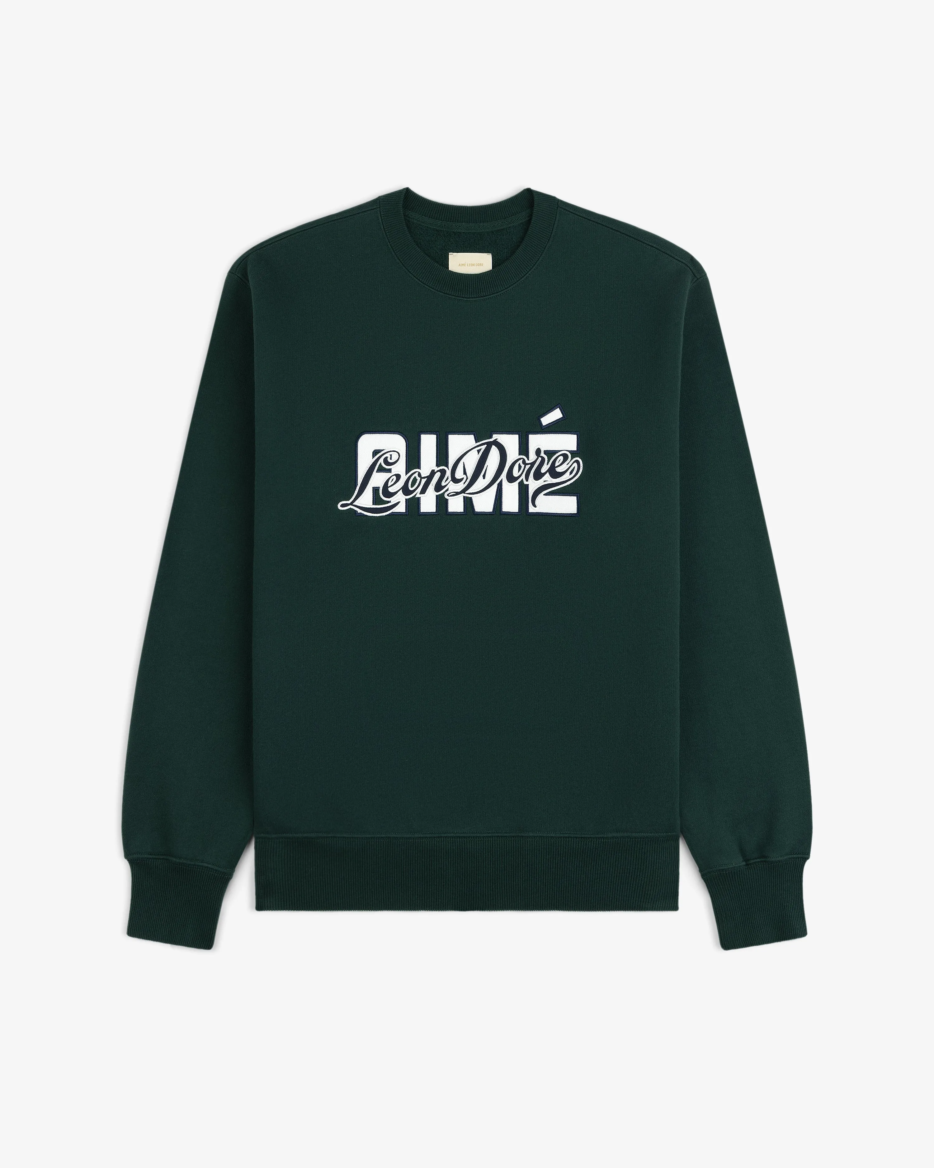Overlay Logo Crewneck Sweatshirt sold by Aime Leon Dore product image thumbnail 2